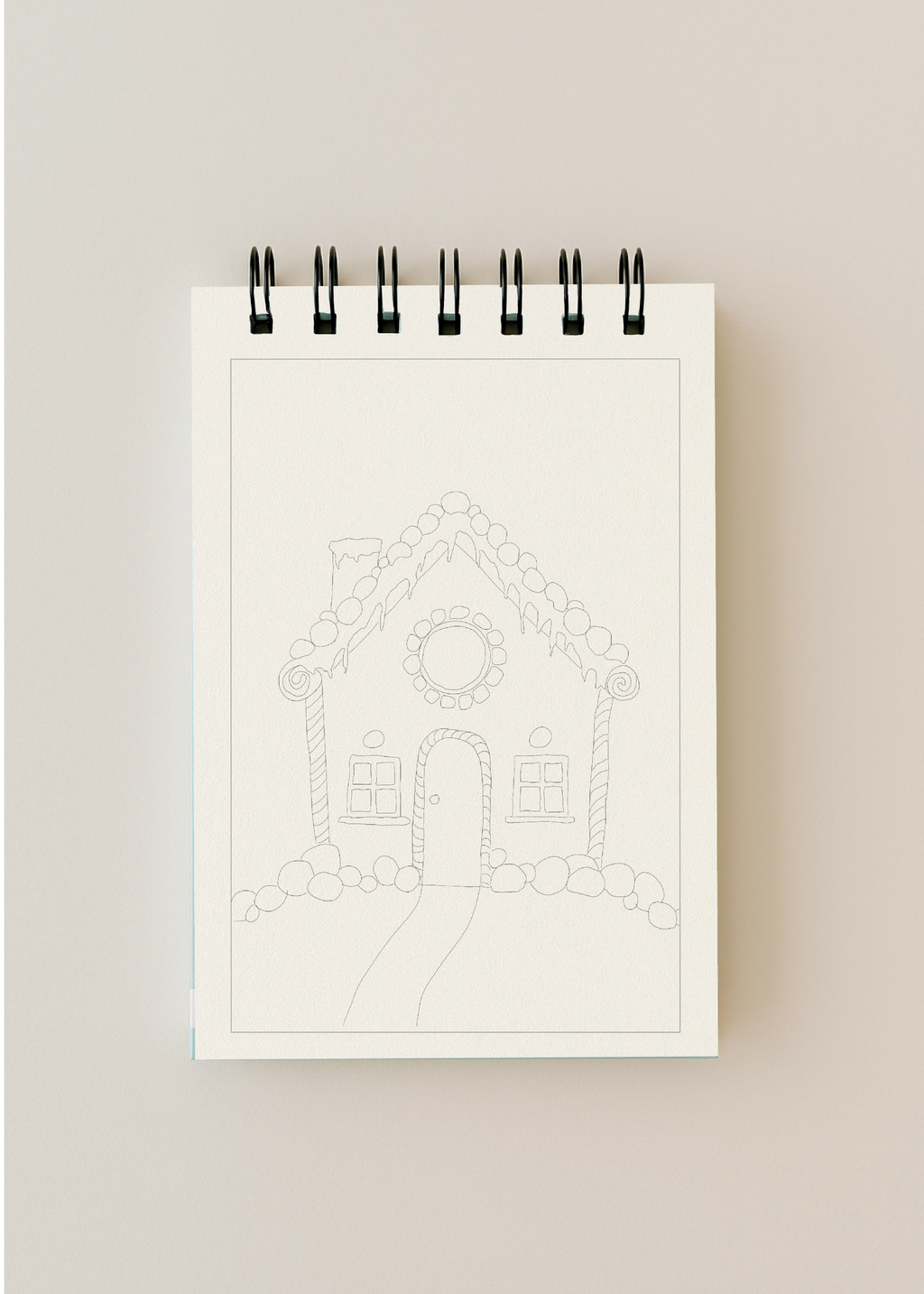 bailey rae studio- A little bit of christmas - mini watercoloring book