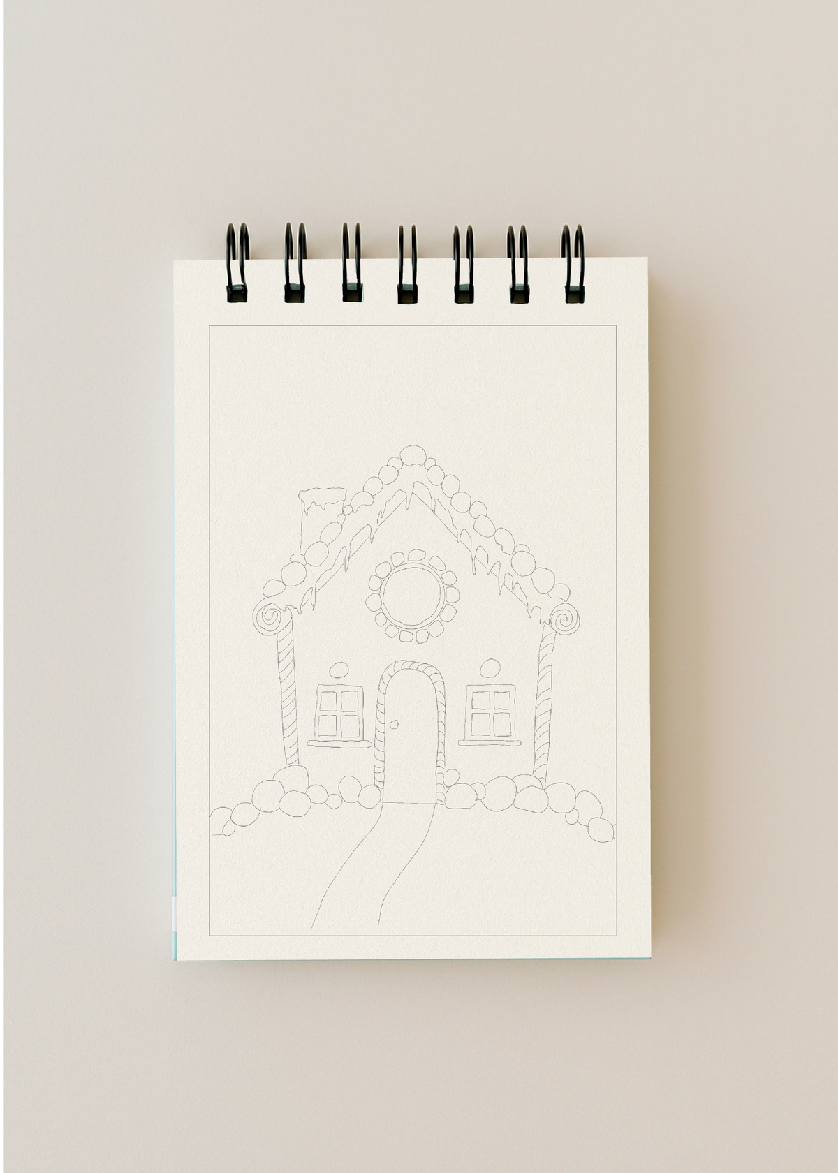 bailey rae studio- A little bit of christmas - mini watercoloring book