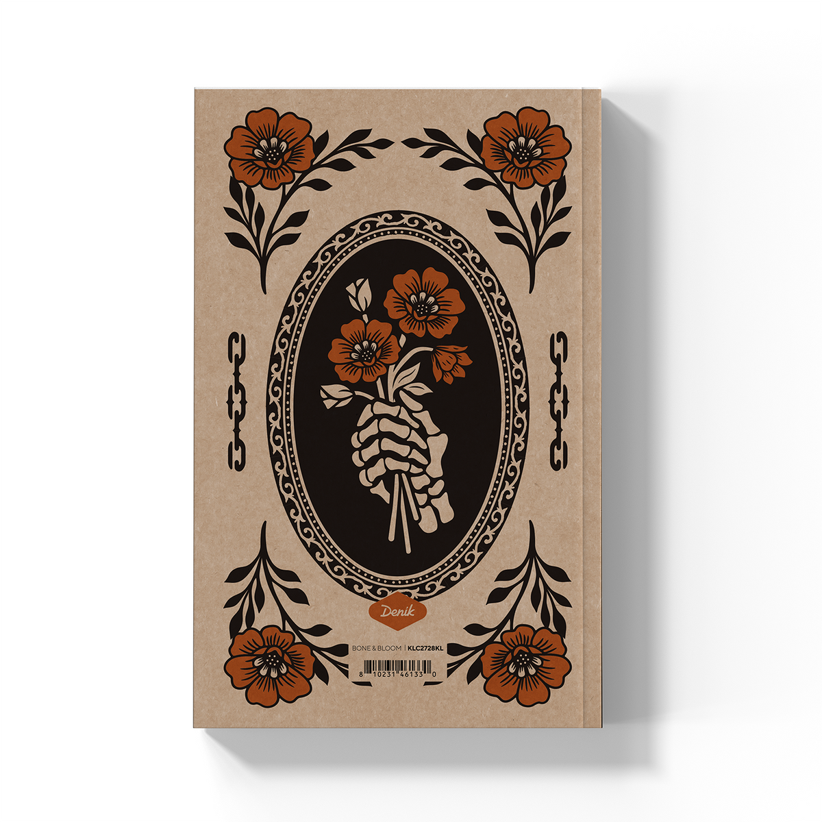 Denik- Bone & Bloom Kraft Classic Layflat Notebook