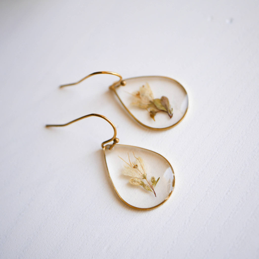 Seed & Soil- Dew Drop Earrings