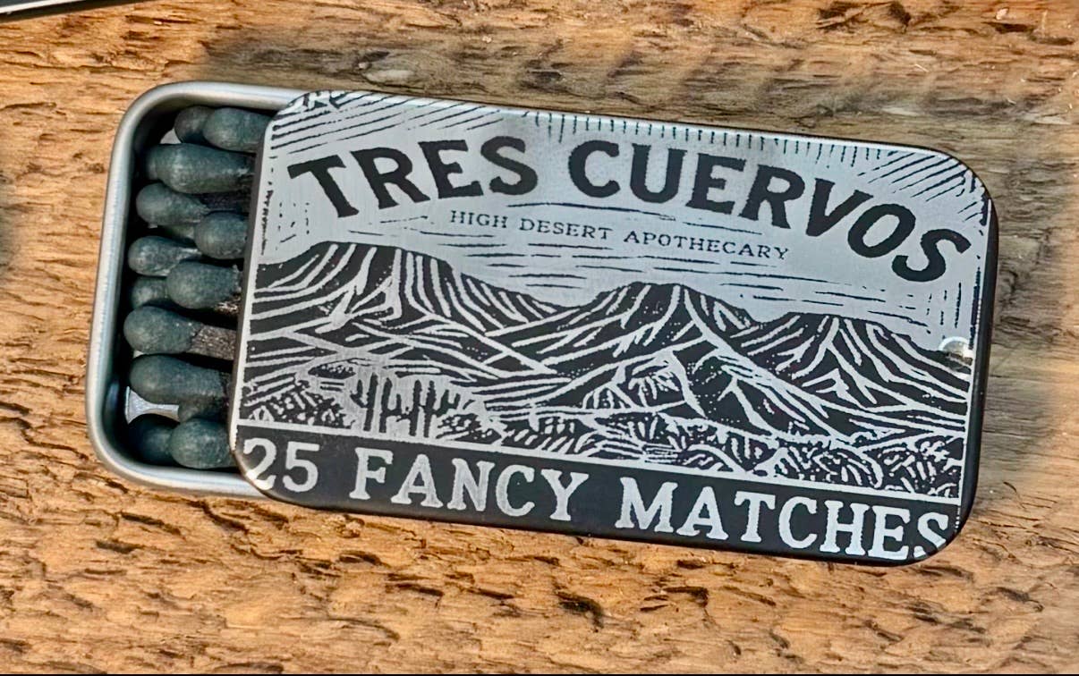 Tres Cuervos- Fancy Matchbox w/25 Fancy Matches