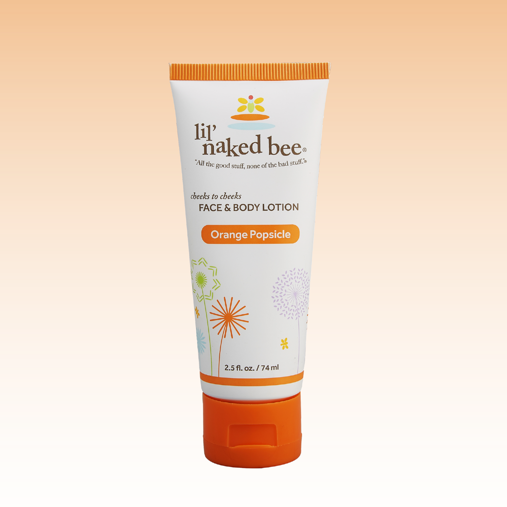 The Naked Bee- 2.5 oz. Orange Popsicle Cheeks to Cheeks Face & Body Lotion