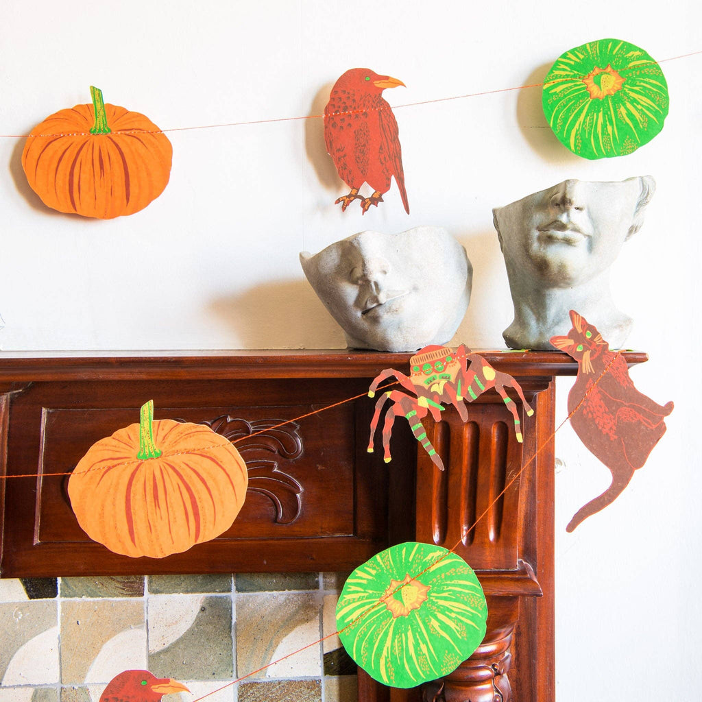 East End Press- Pumpkin Sewn Garland