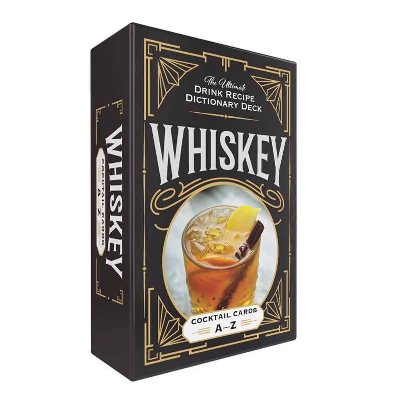 Simon & Schuster- Whiskey Cocktail Cards A–Z by Adams Media