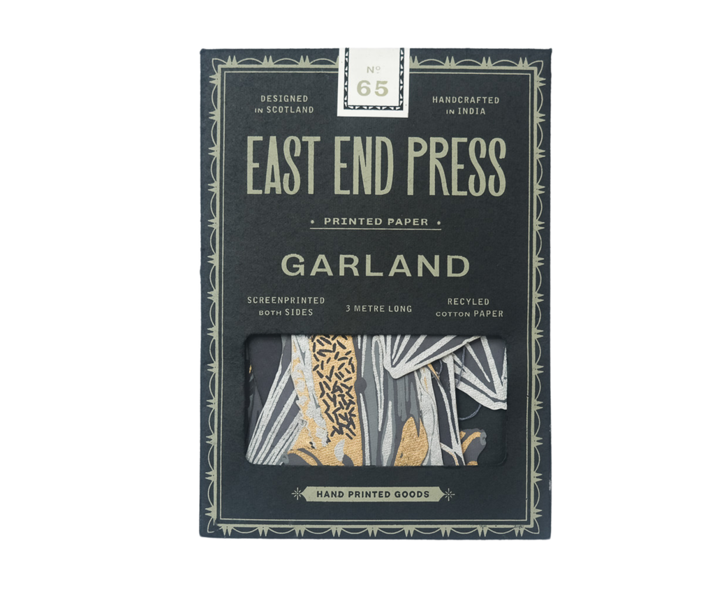 East End Press- Bats Sewn Garland