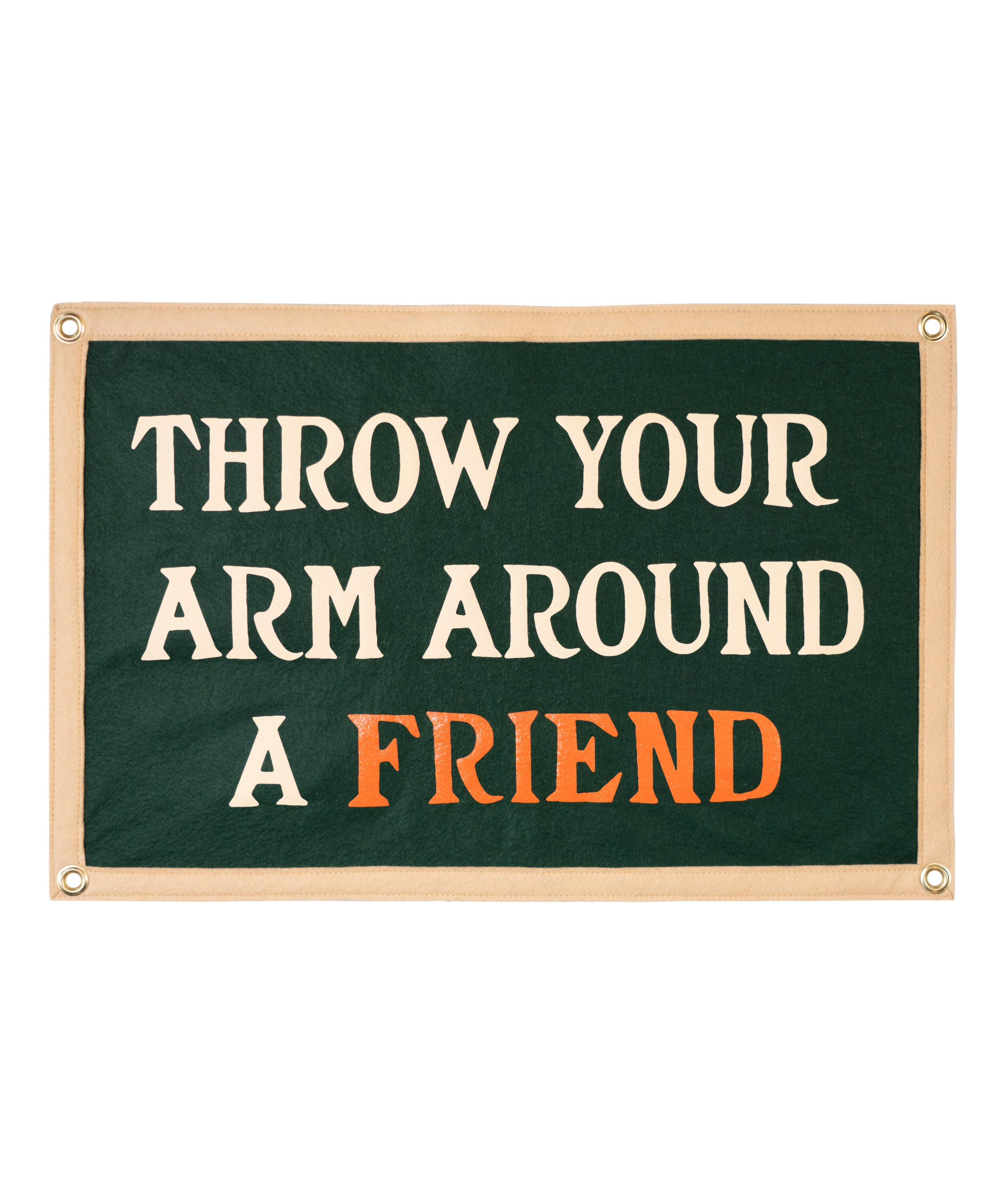 Oxford Pennant- Throw Your Arm Around A Friend Camp Flag • Billy Strings x Oxford Pennant