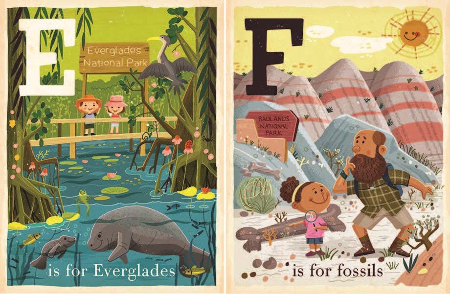 Gibbs Smith- B is for Bison; A National Parks Alphabet