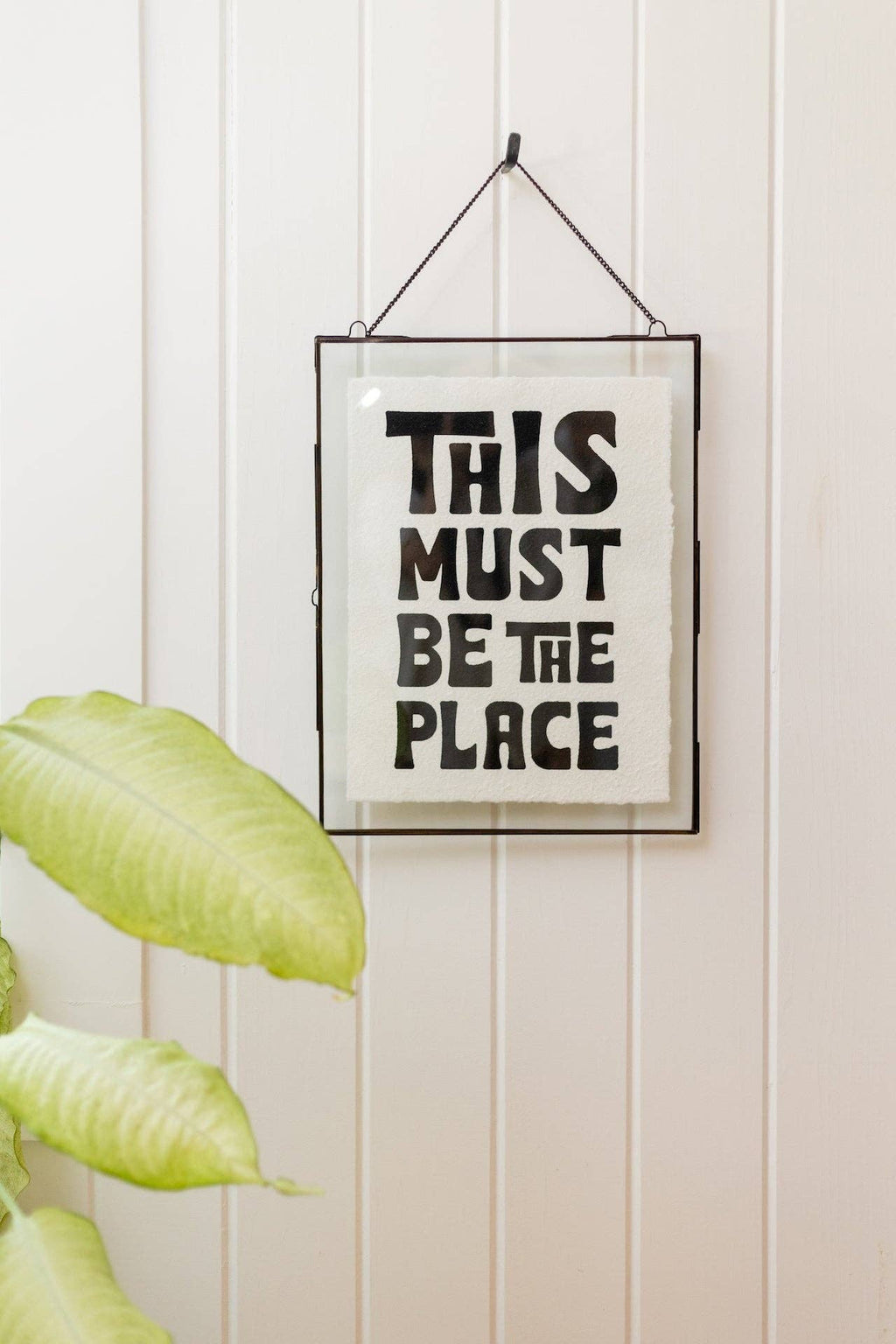 Sugarboo & Co- This Must Be The Place Handmade Paper Print - 12"x16"