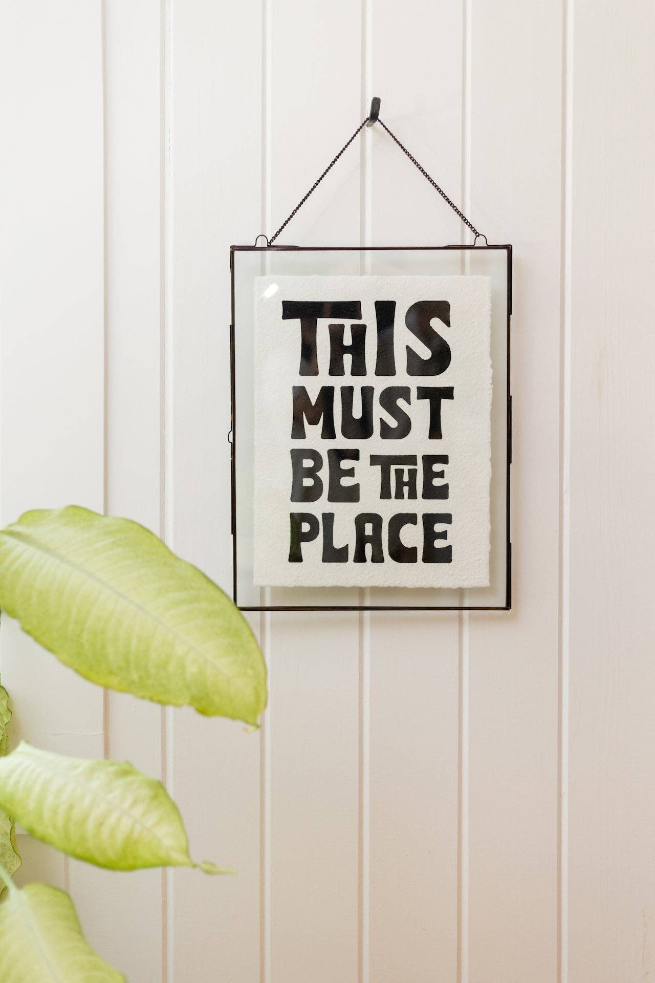 Sugarboo & Co- This Must Be The Place Handmade Paper Print - 12"x16"