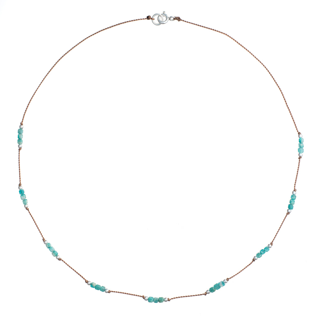 Bronwen Jewelry- Gemstone Trail Necklace
