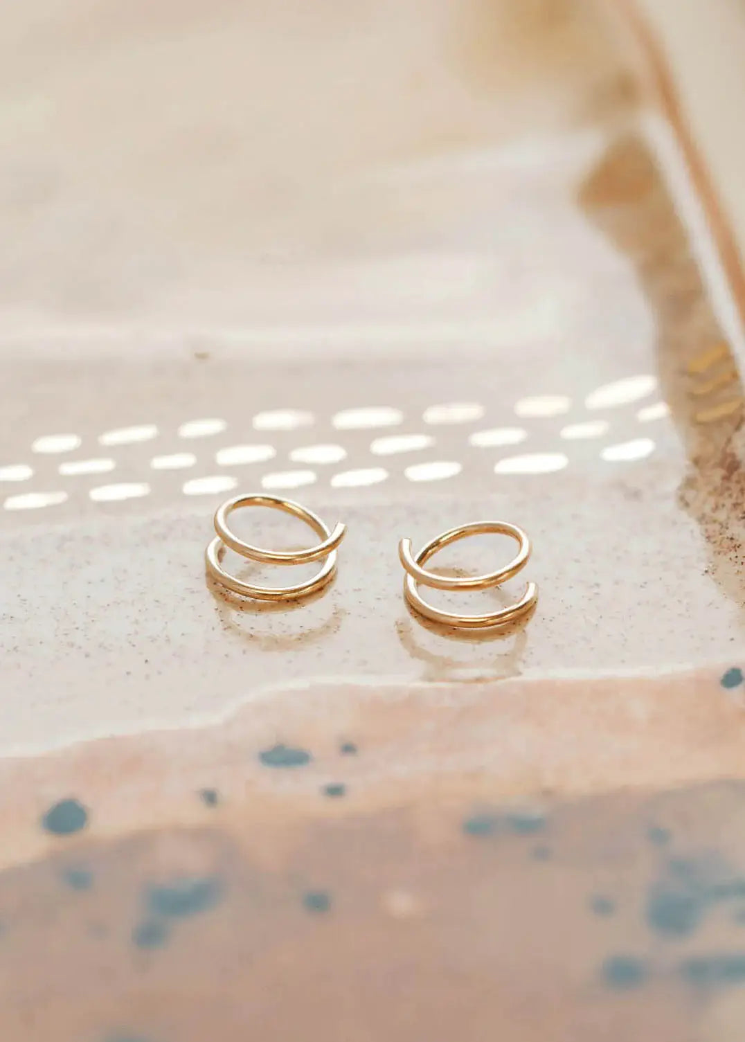 Hello Adorn- Tiny Twist Earrings | 14kt Gold Fill + Sterling Silver