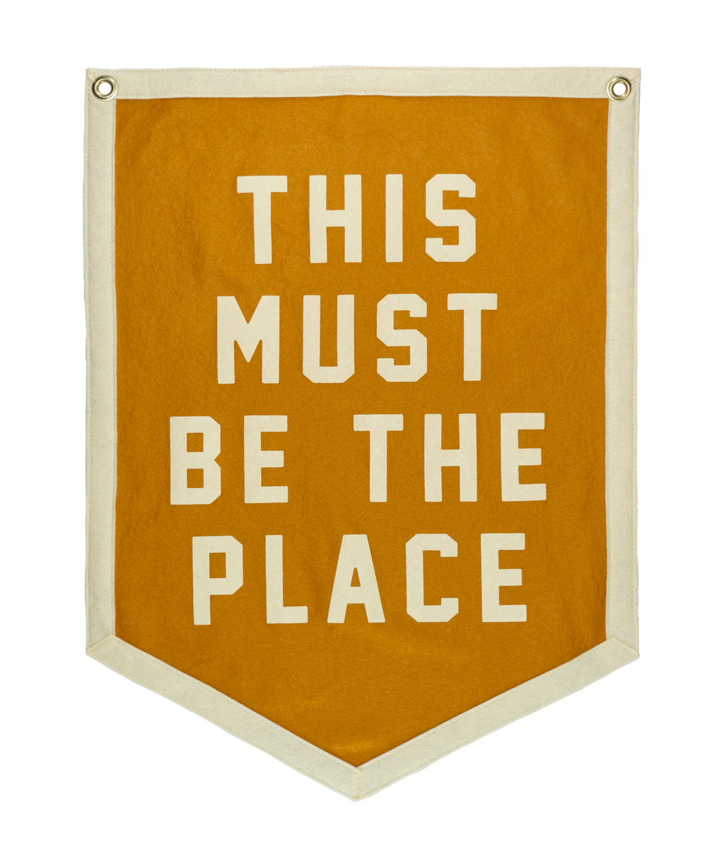 Oxford Pennant- This Must Be The Place Camp Flag