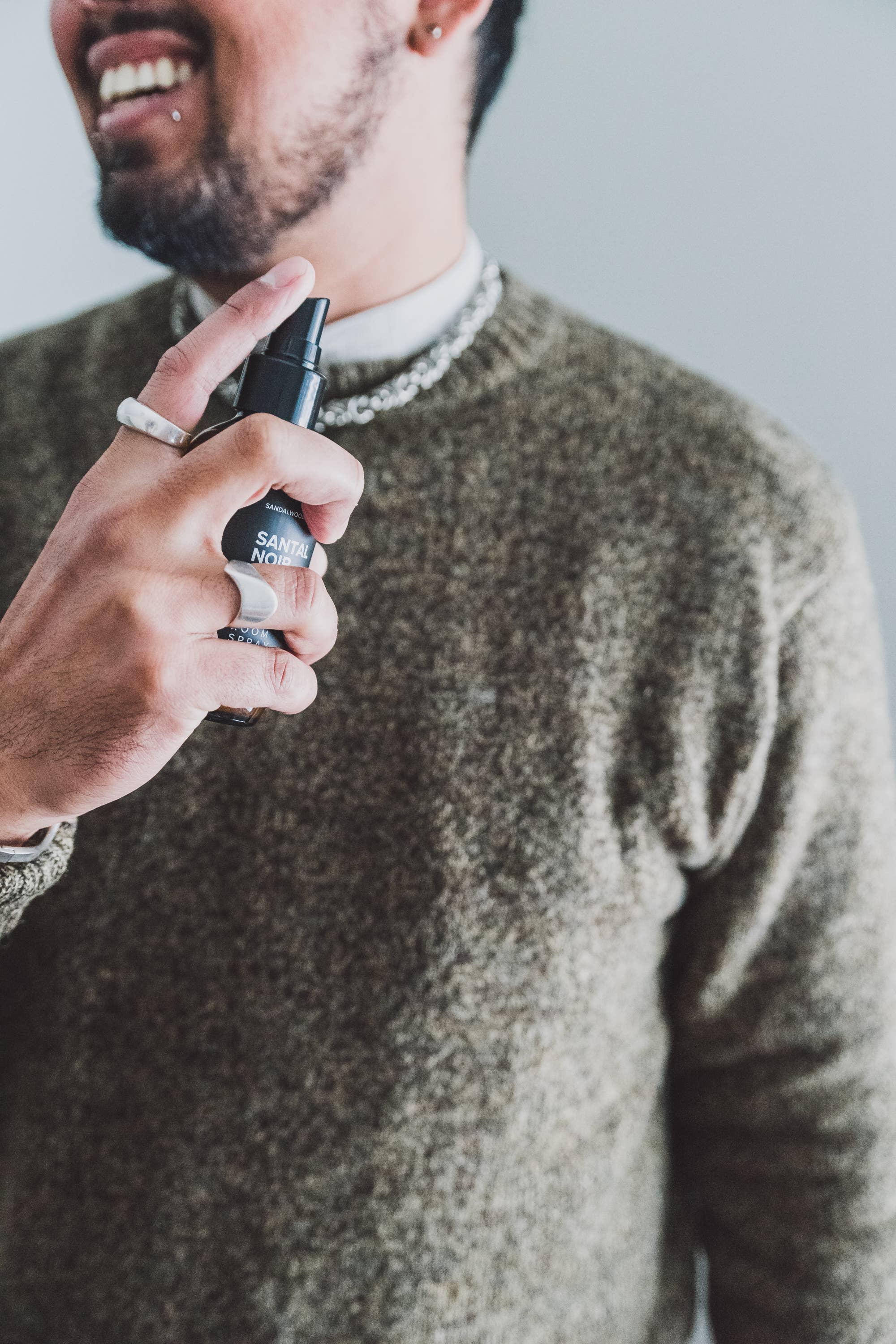 Broken Top Brands- Santal Noir - 4 oz Body Mist & Room Spray- Men's