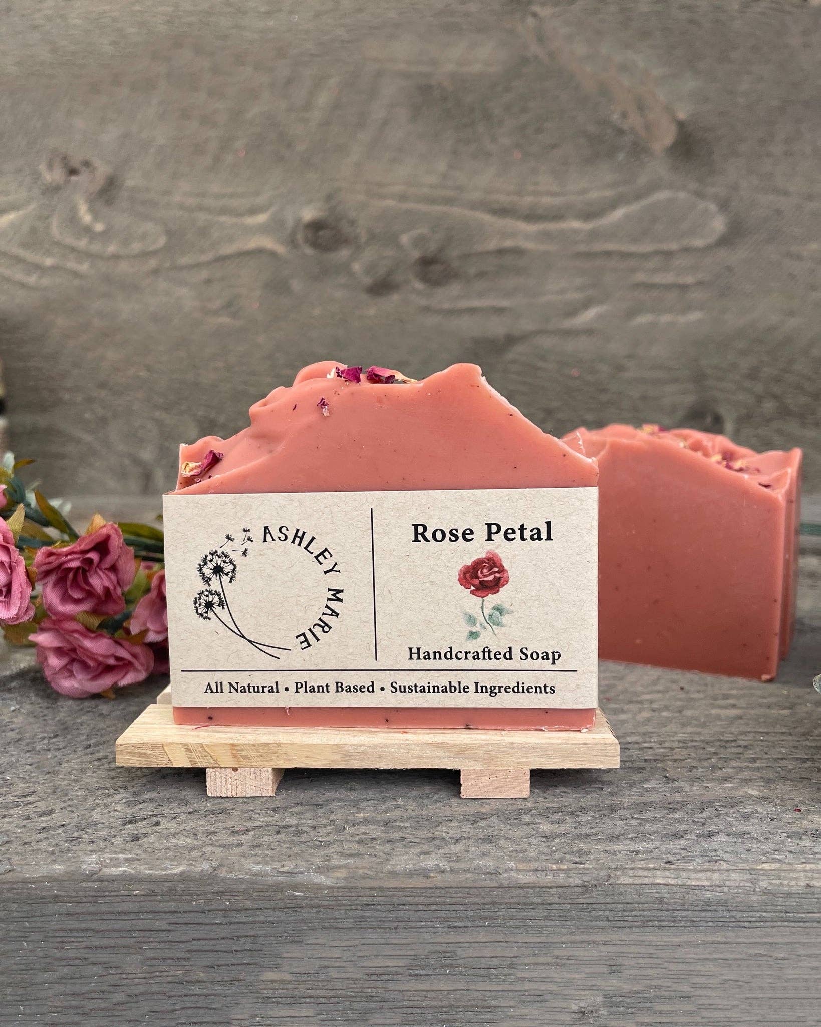 Ashley Marie Soap- Rose Petal Bar Soap