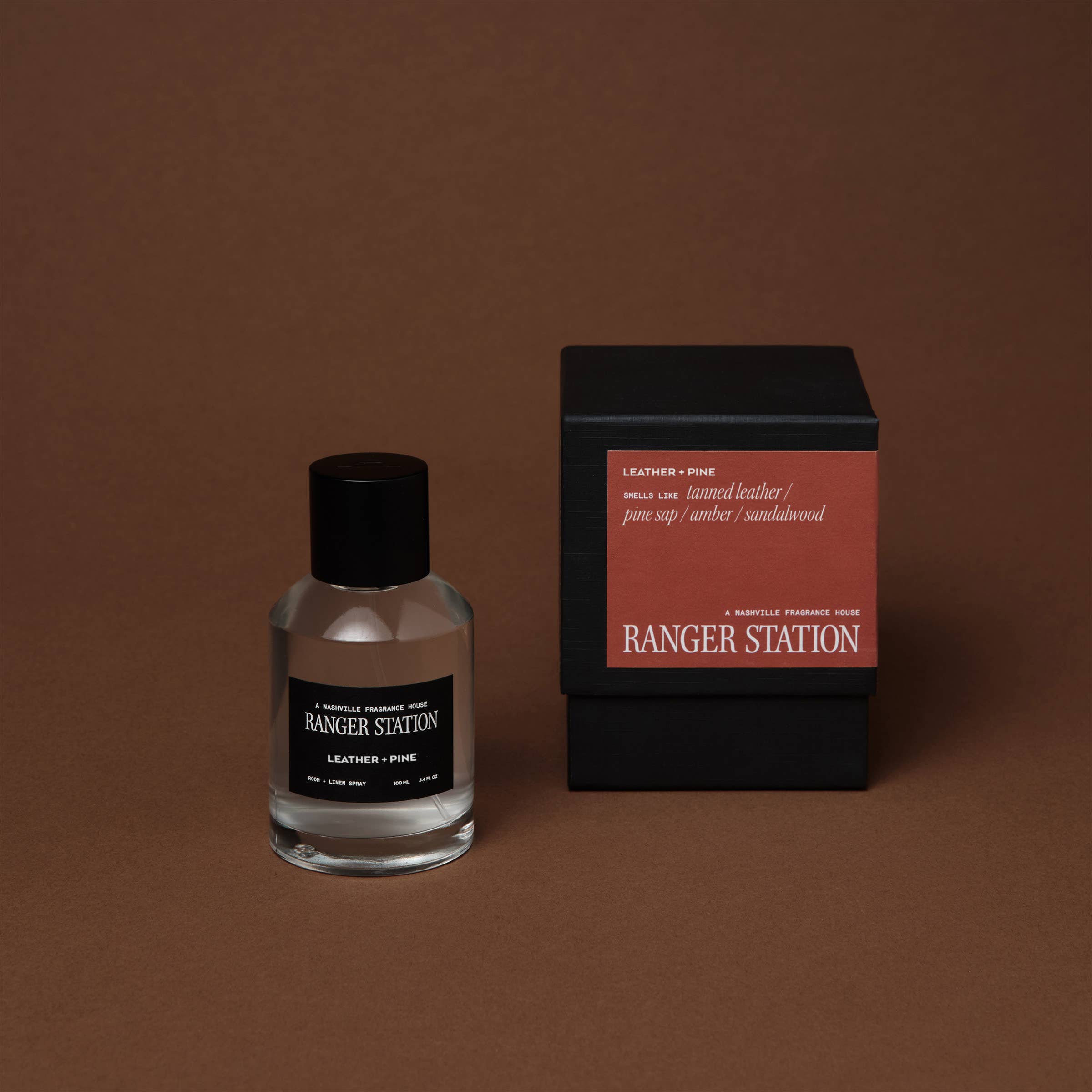 Ranger Station- Leather + Pine Room Spray