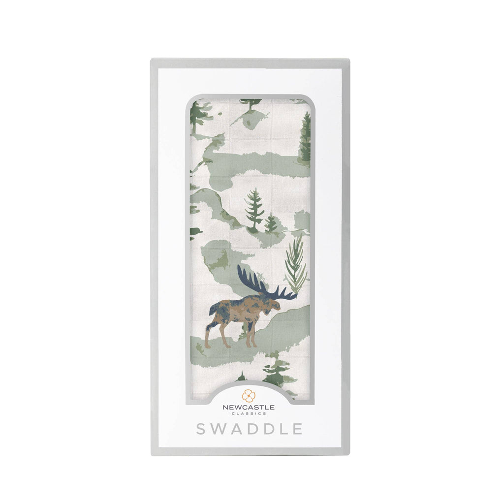Newcastle Classics- Mountain Moose Swaddle