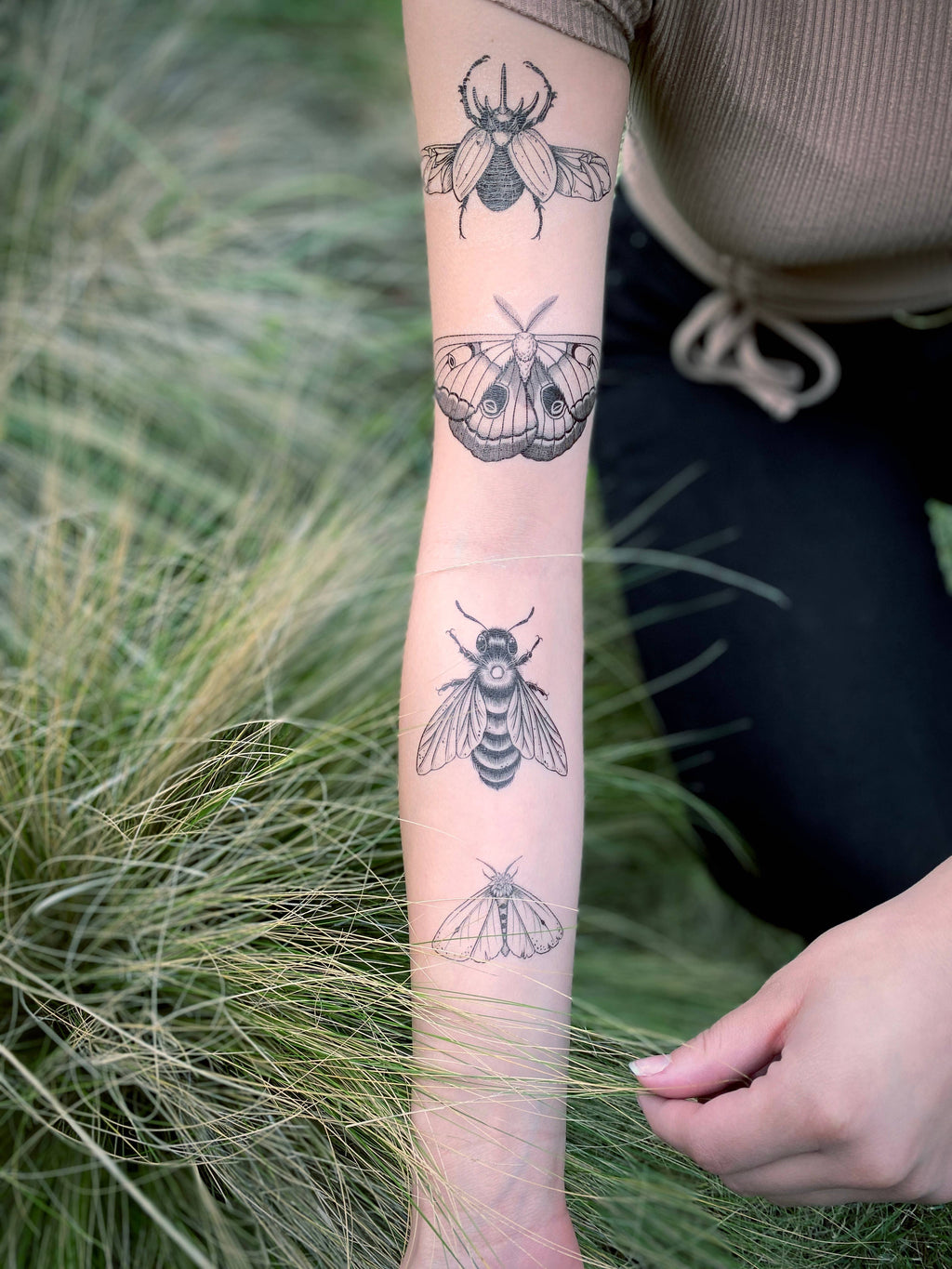 NatureTats- Big Bee Temporary Tattoo: 1-Pack