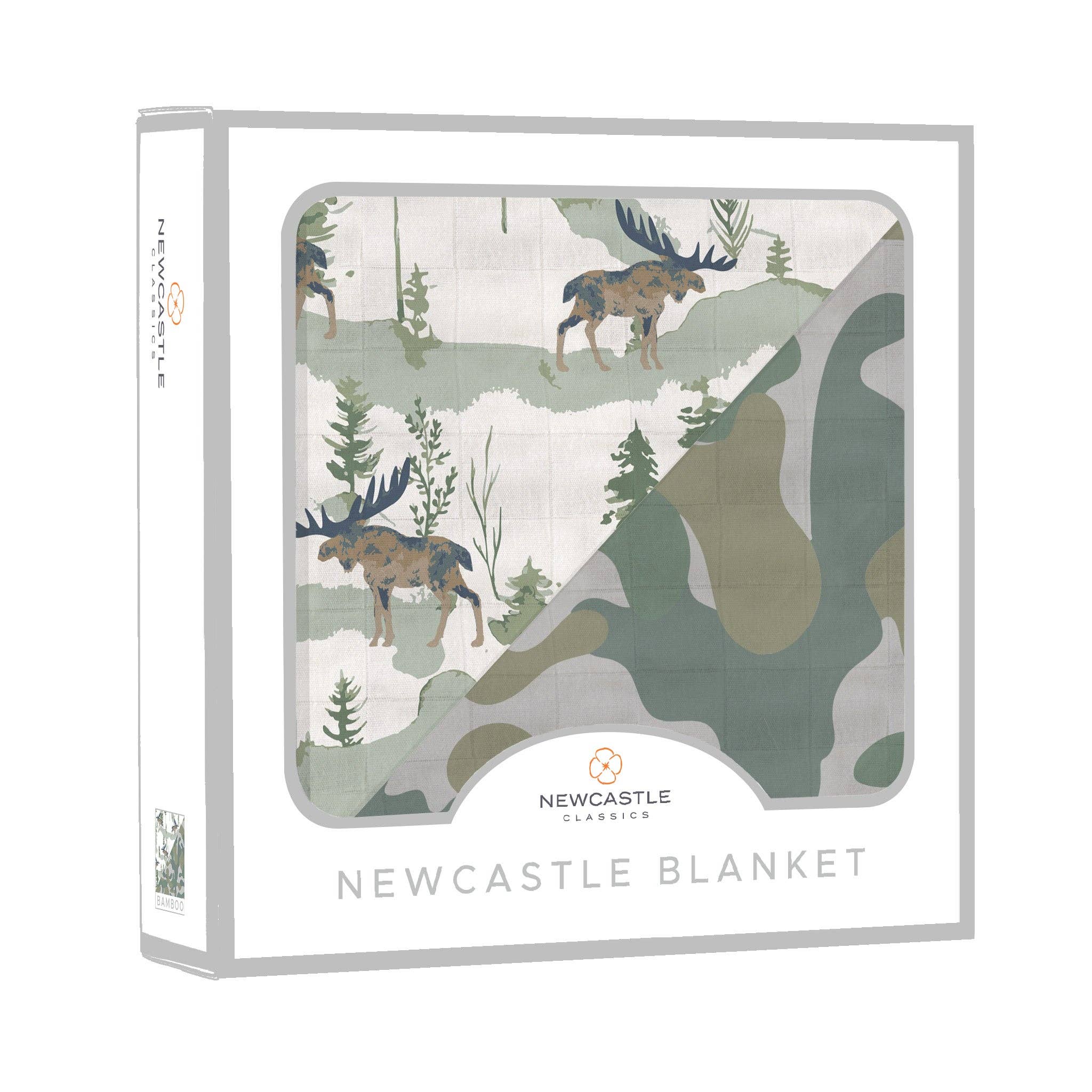 Newcastle Classics- Mountain Moose and Hunter's Camo Newcastle Blanket