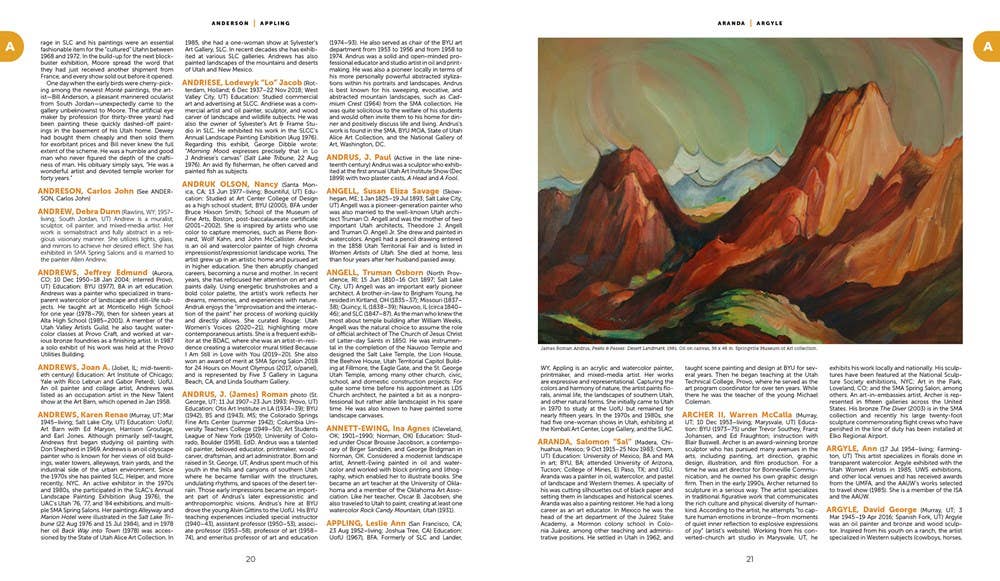 Gibbs Smith- Dictionary of Utah Fine Artists