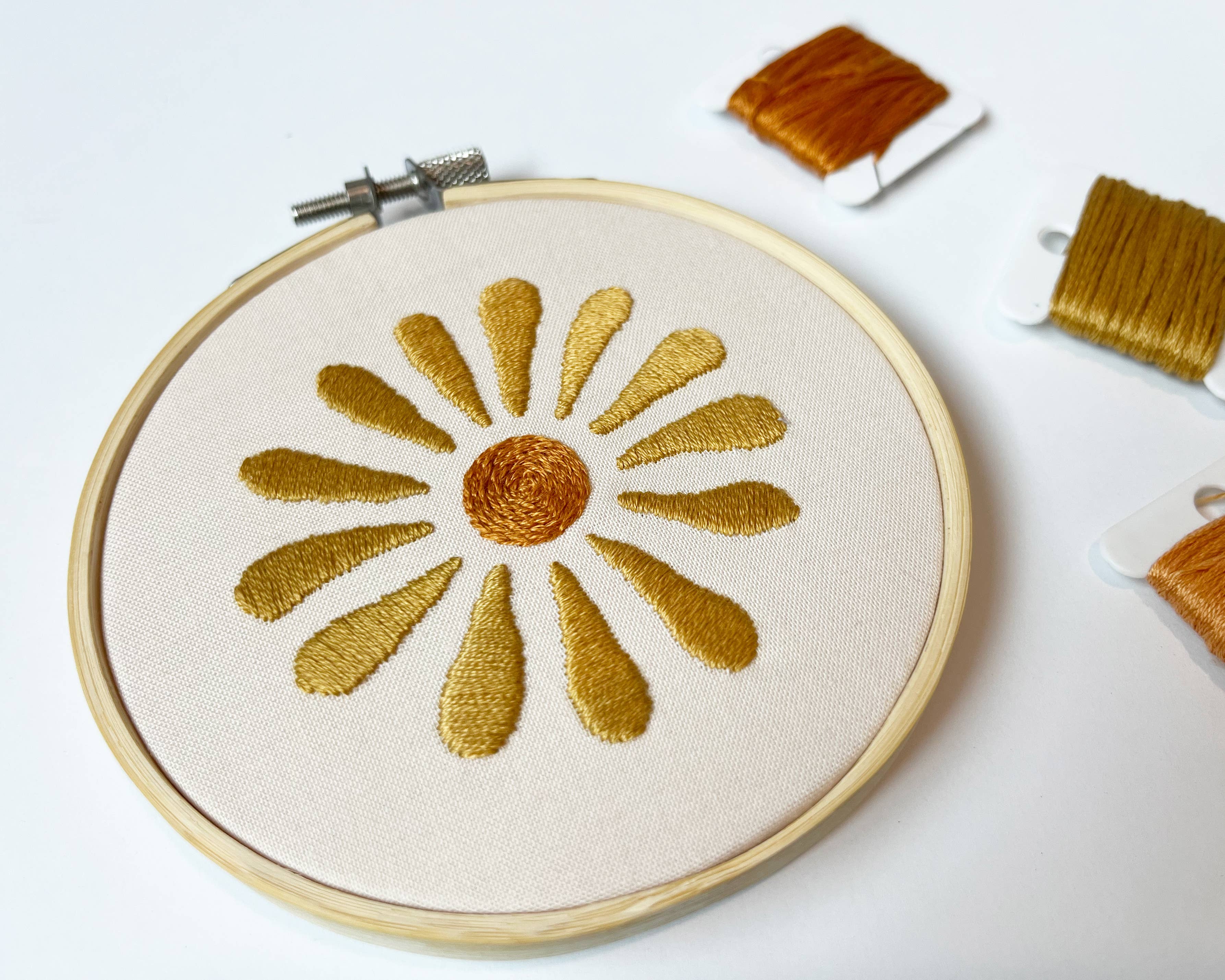 Urbann Nest- Abstract Floral Embroidery Kit