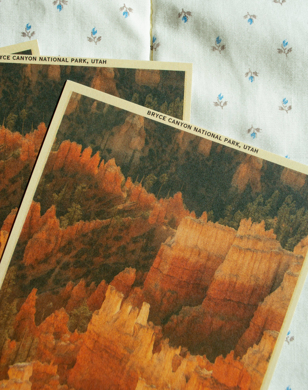 Traildust Goods- Bryce Canyon Vintage Inspired 4x6 Postcards (Bryce Point)