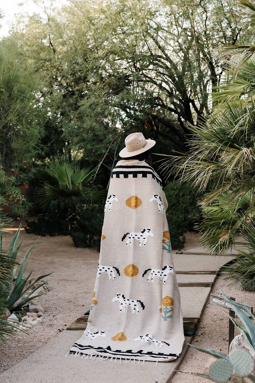 Tribe and True- Poppies 'n Ponies // Handwoven Blanket