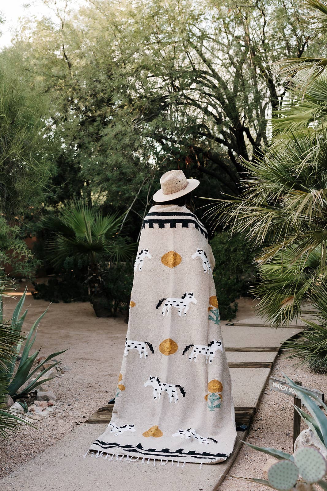 Tribe and True- Poppies 'n Ponies // Handwoven Blanket