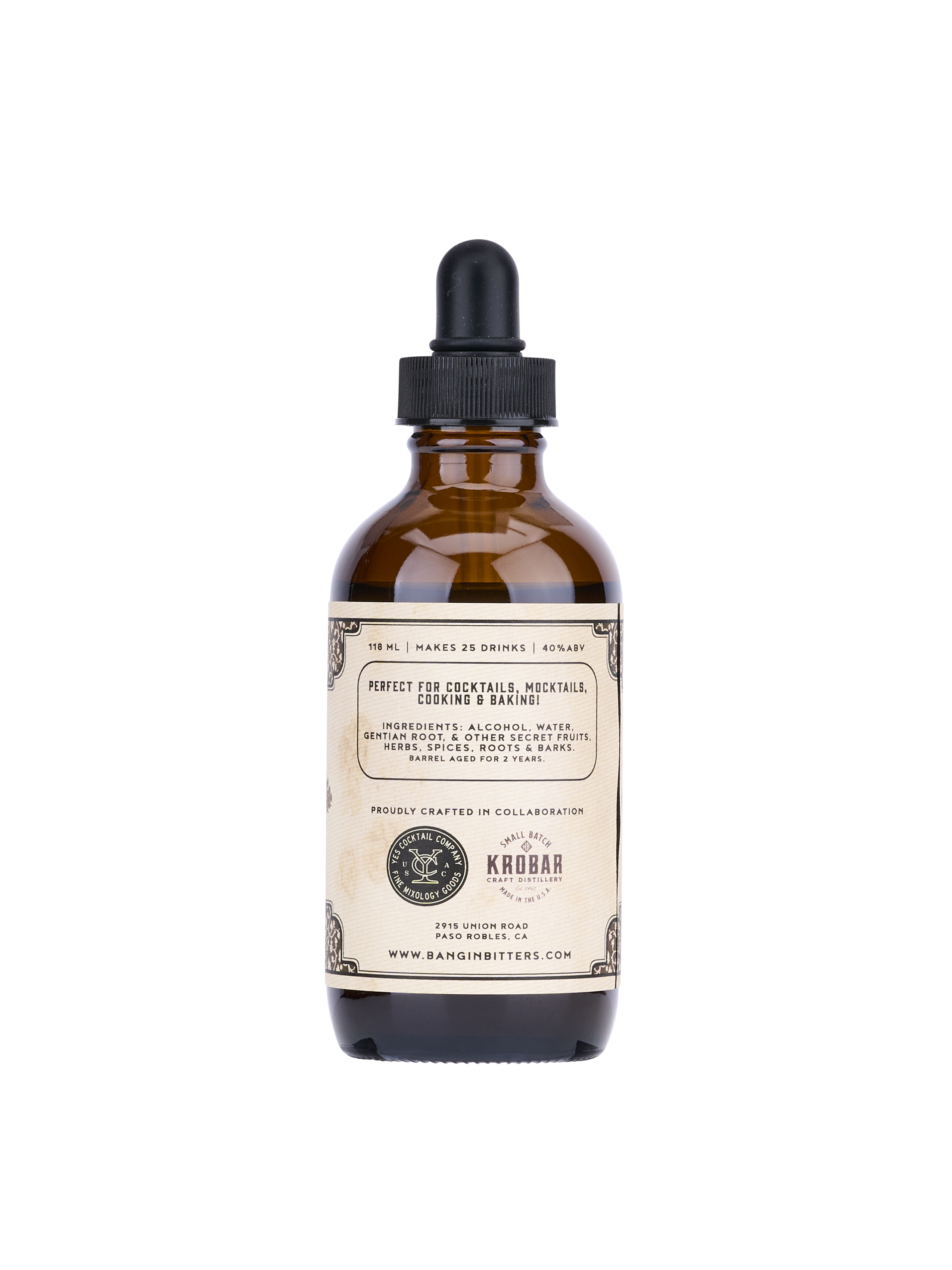 Yes Cocktail Co- Bangin' Bitters : Rye Barrel