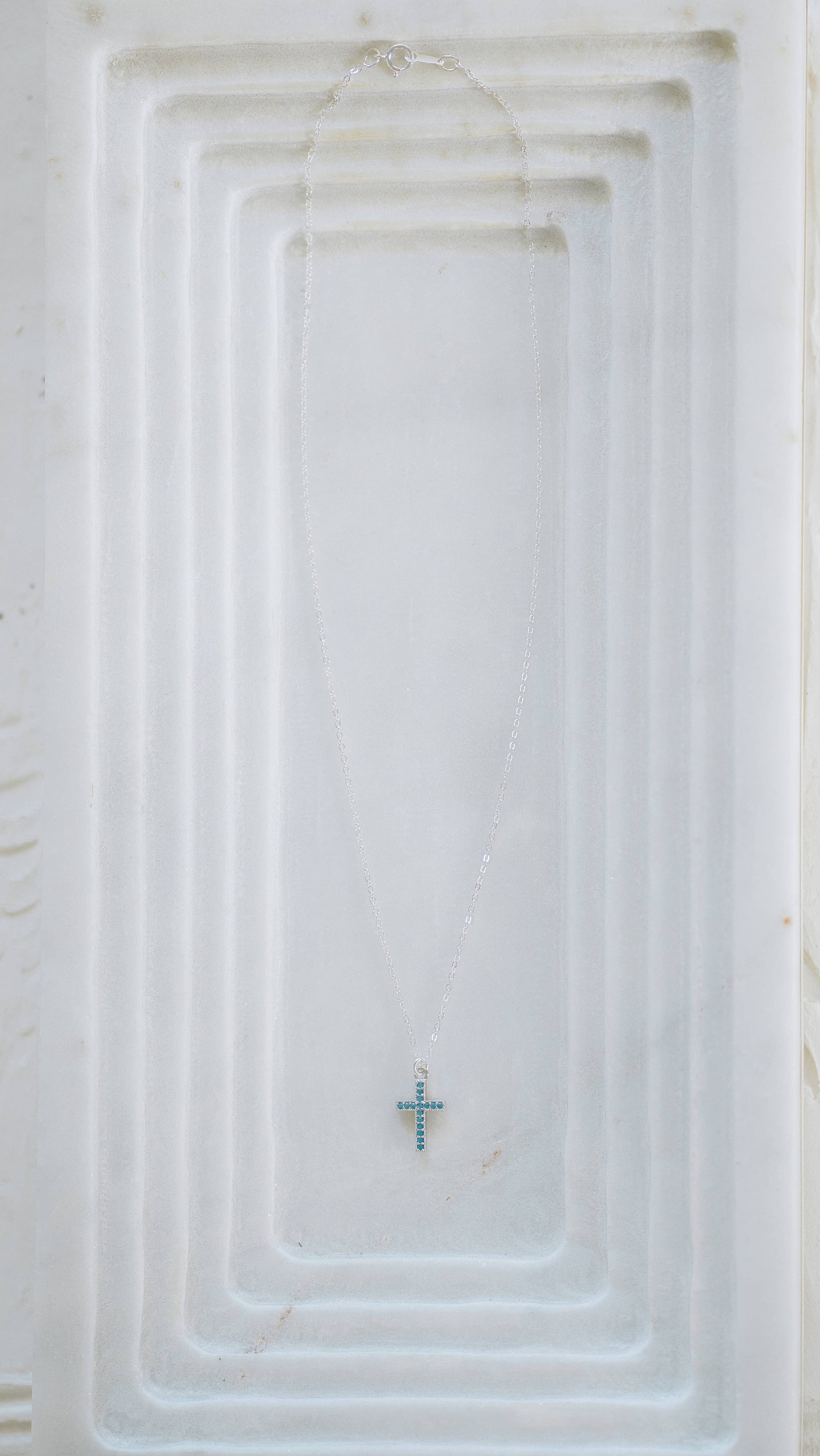 Reva Grey- Stevie Cross Necklace
