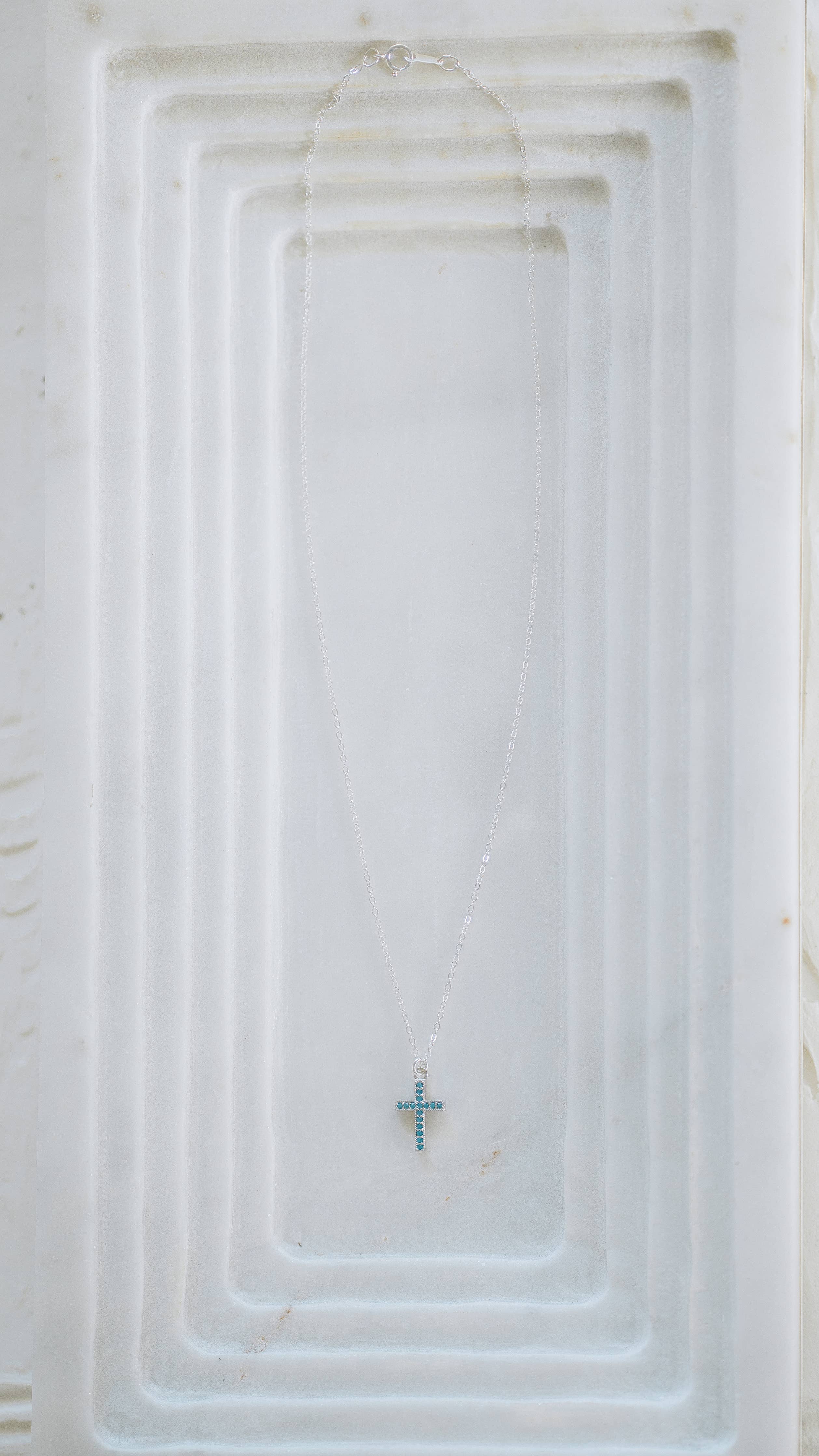 Reva Grey- Stevie Cross Necklace
