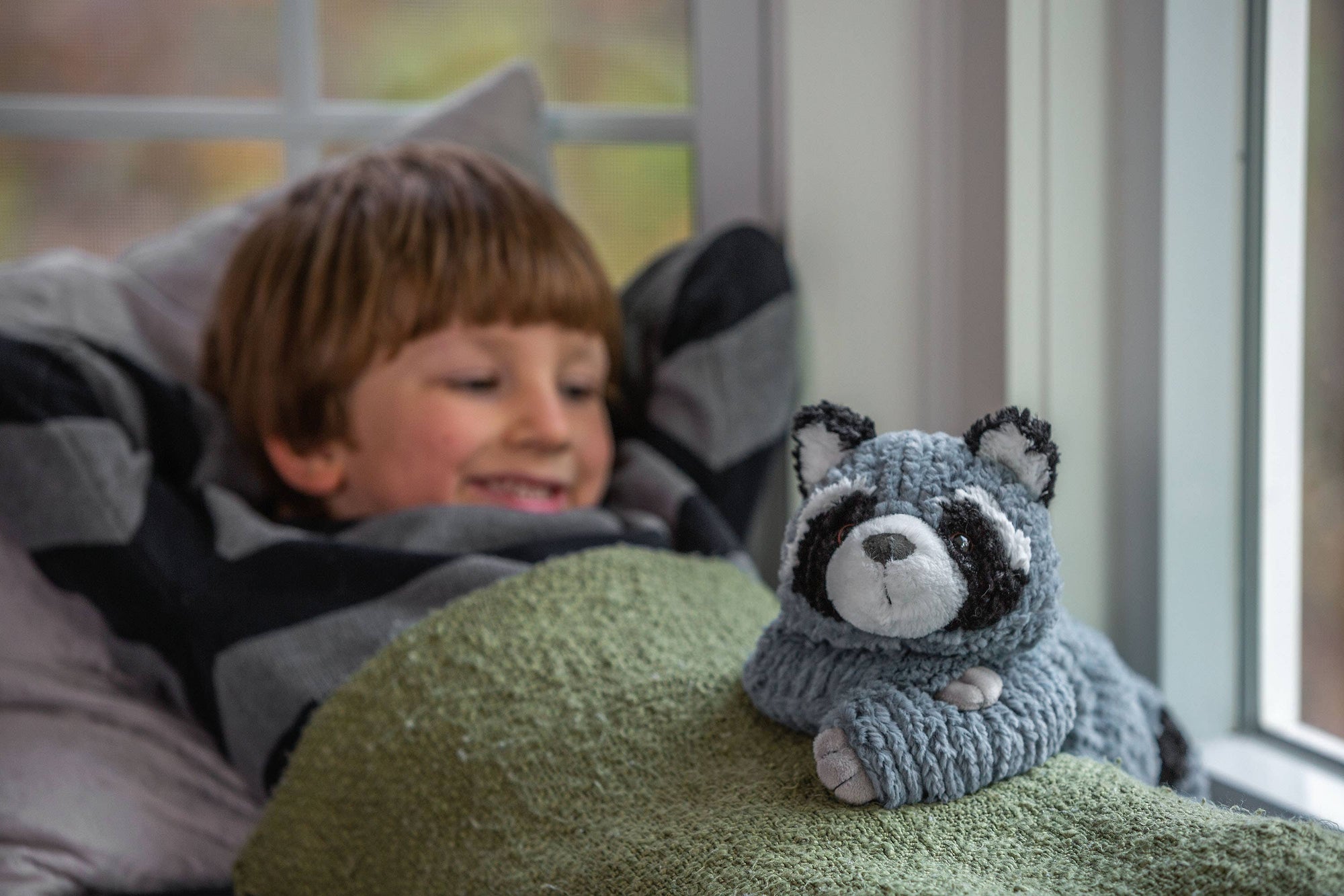 Mary Meyer- Cozy Toes Raccoon