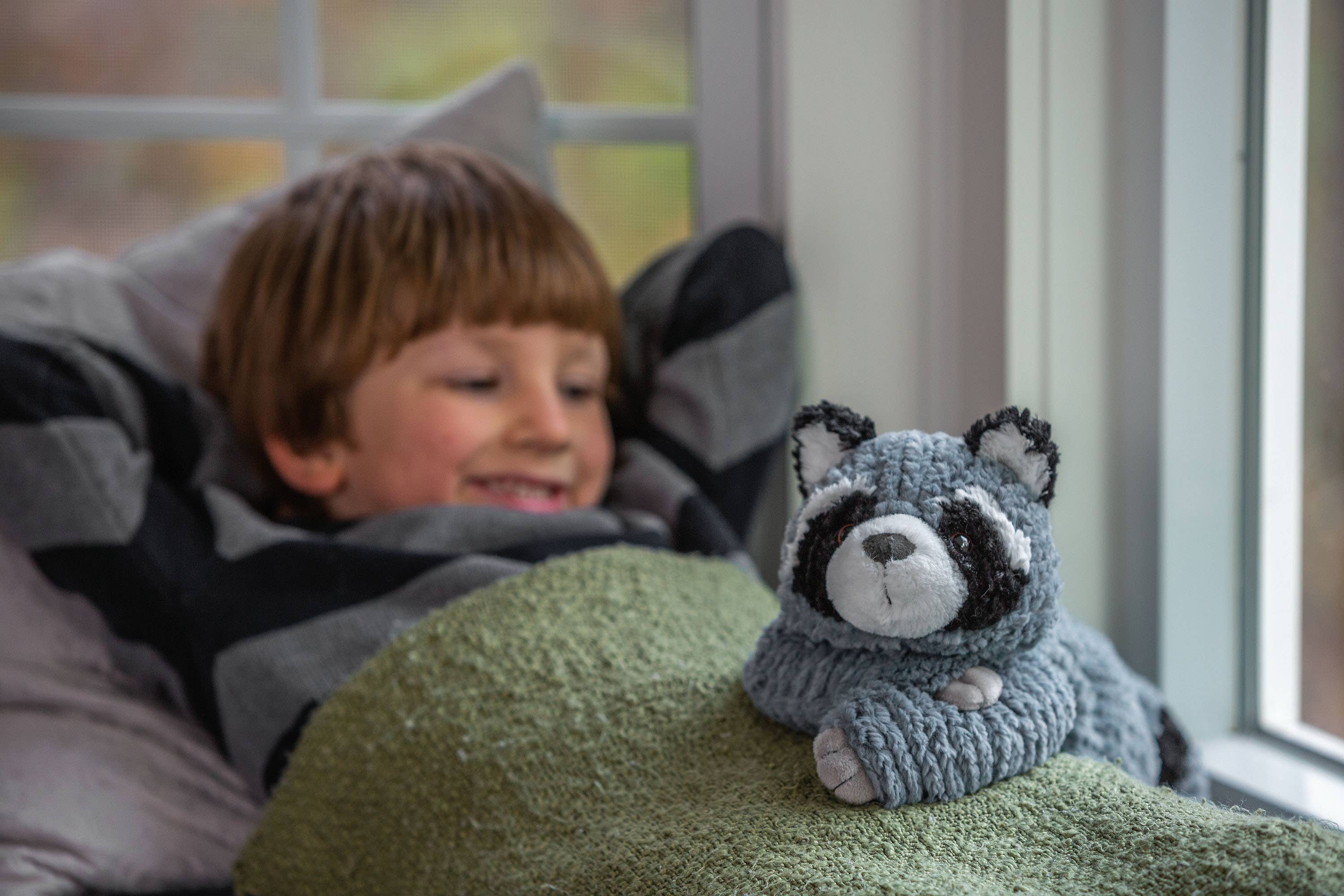 Mary Meyer- Cozy Toes Raccoon