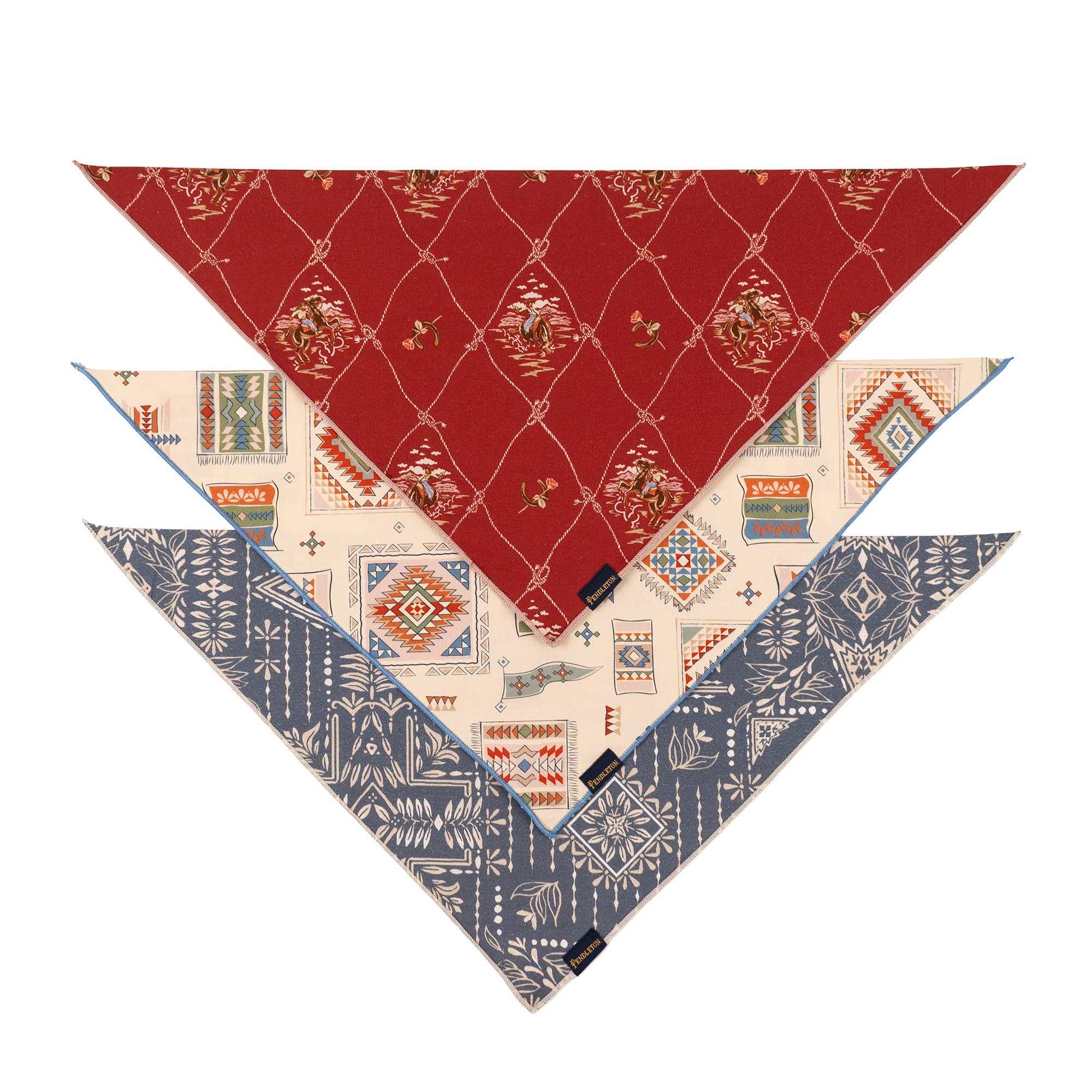 Caroline Pet Company- Pendleton Pet Bandana Multipack