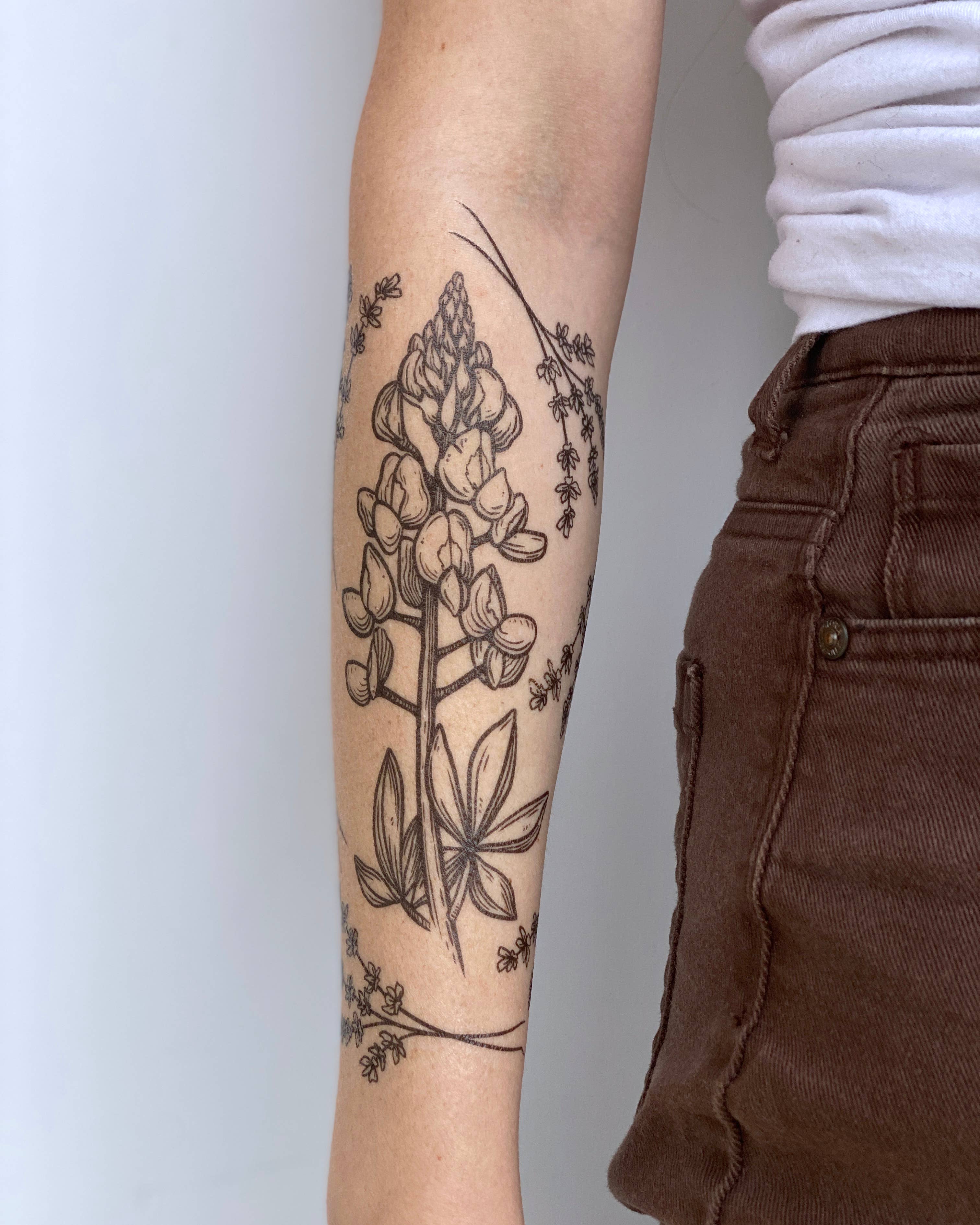 NatureTats - Bluebonnet Temporary Tattoo