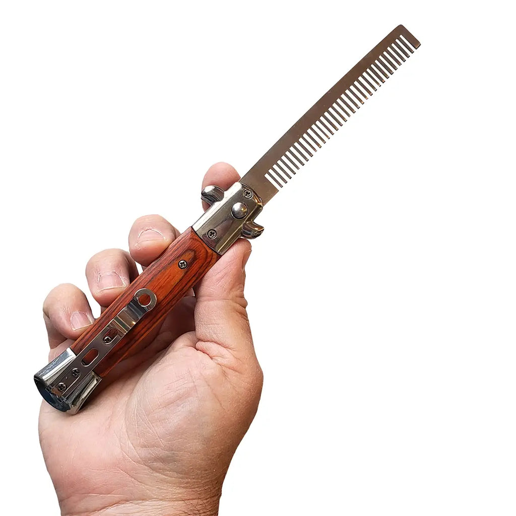 Lucky Jack- Genuine Switchblade Comb