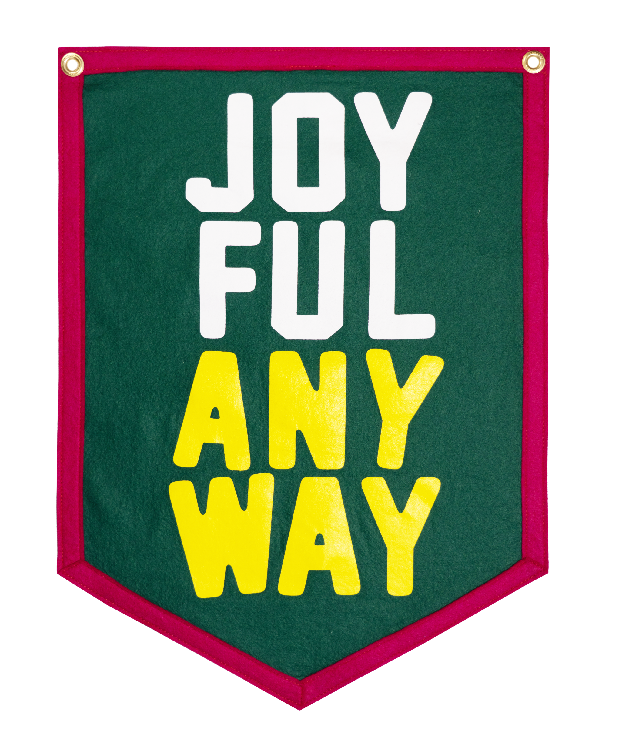 Oxford Pennant- Joyful Anyway Camp Flag • Kate Bowler x Oxford Pennant