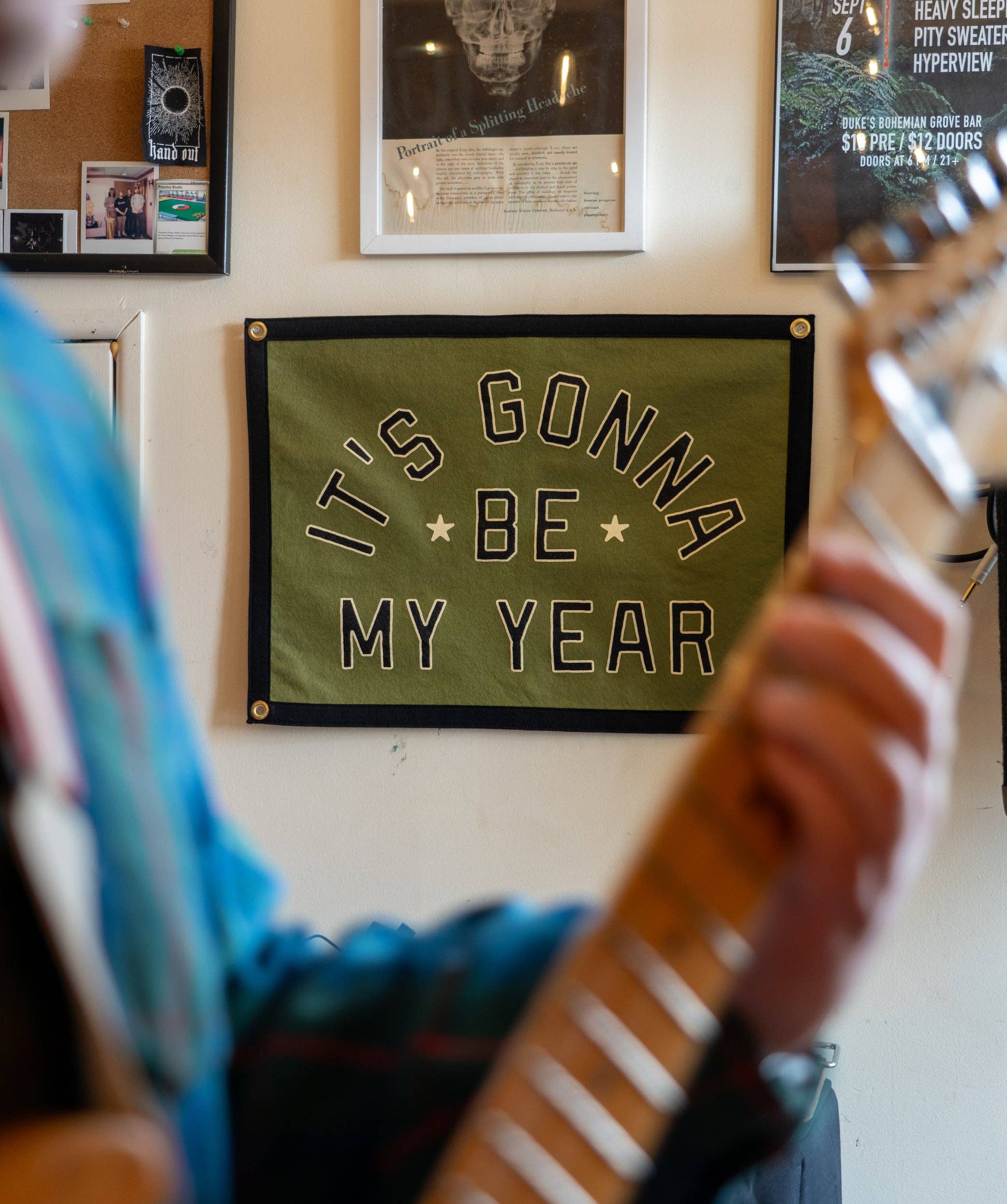 Oxford Pennant- It's Gonna Be My Year Camp Flag • All Time Low x Oxford Pennant