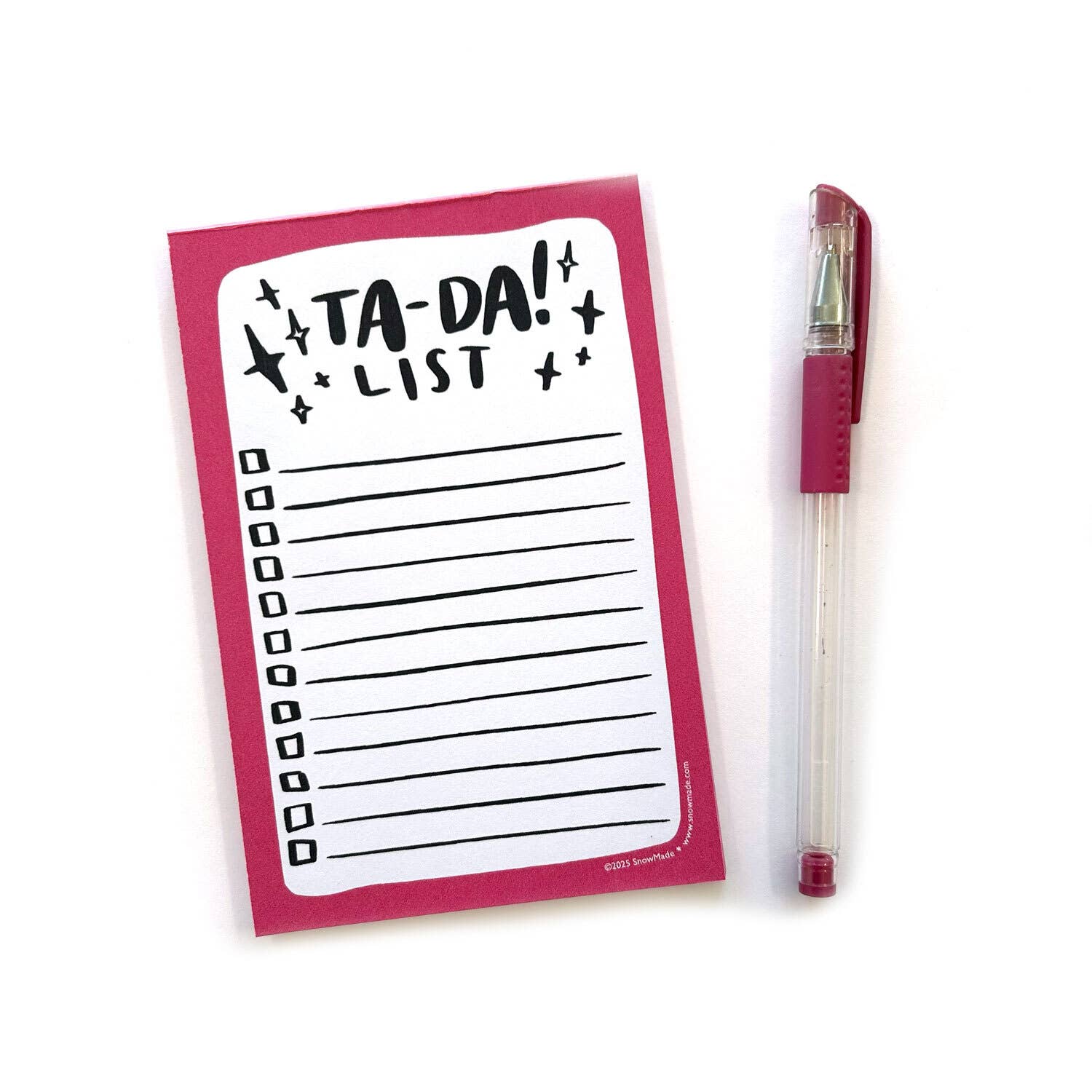 SnowMade- Ta-Da List ✨ Notepad