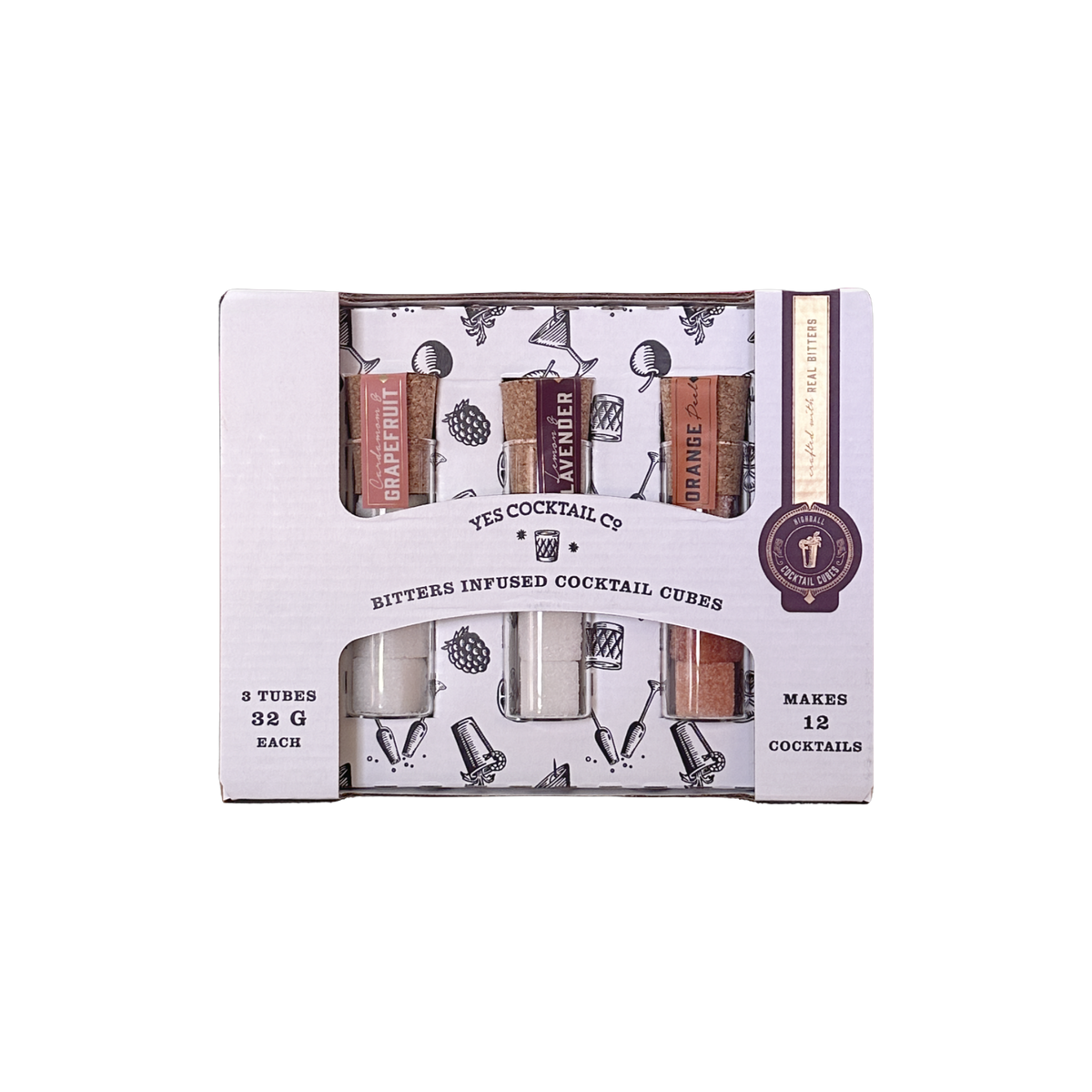Yes Cocktail Co- Bitters Infused Cocktail Cube Gift Sets