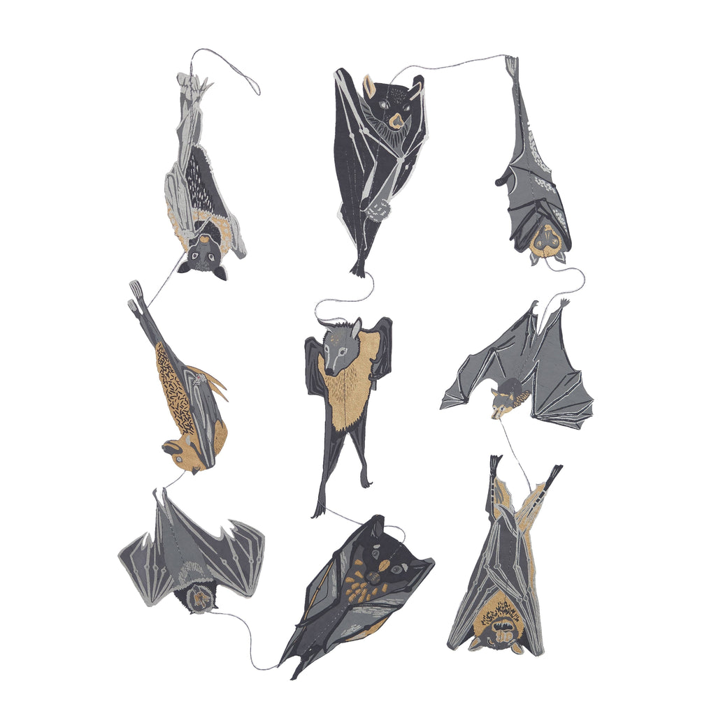 East End Press- Bats Vertical Wall Hanging