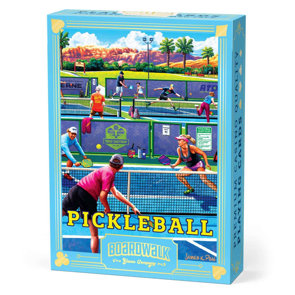 Boardwalk Puzzle Company- Pickleball - Playing Cards