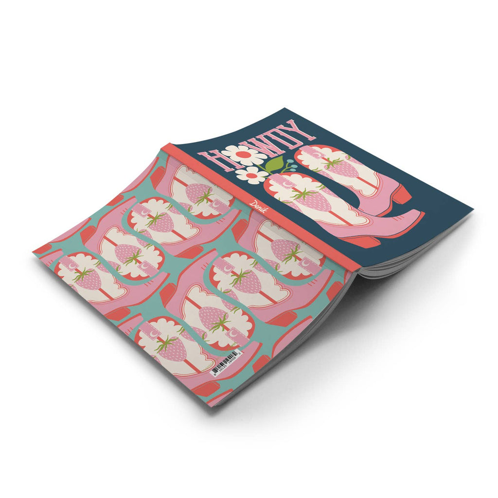 Denik- Strawberry Boots Classic Layflat Notebook