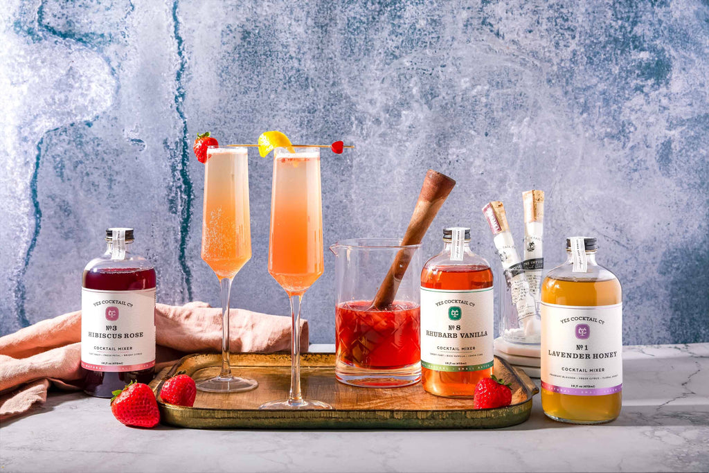 Yes Cocktail Co.-  Hibiscus Rose Cocktail Mixer
