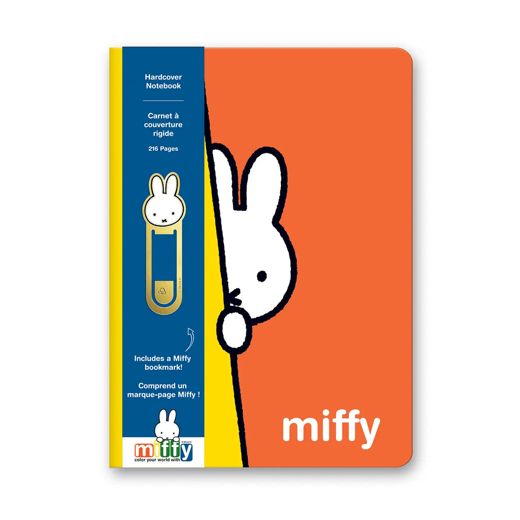 Studio Oh!- Hardcover Notebook with Enamel Bookmark Classic Miffy