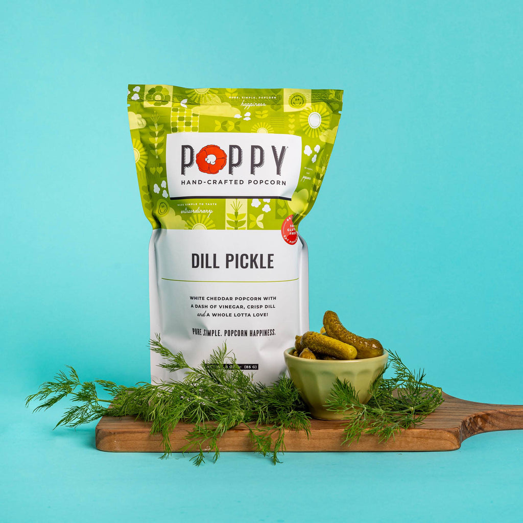 Poppy Popcorn- Dill Pickle Popcorn