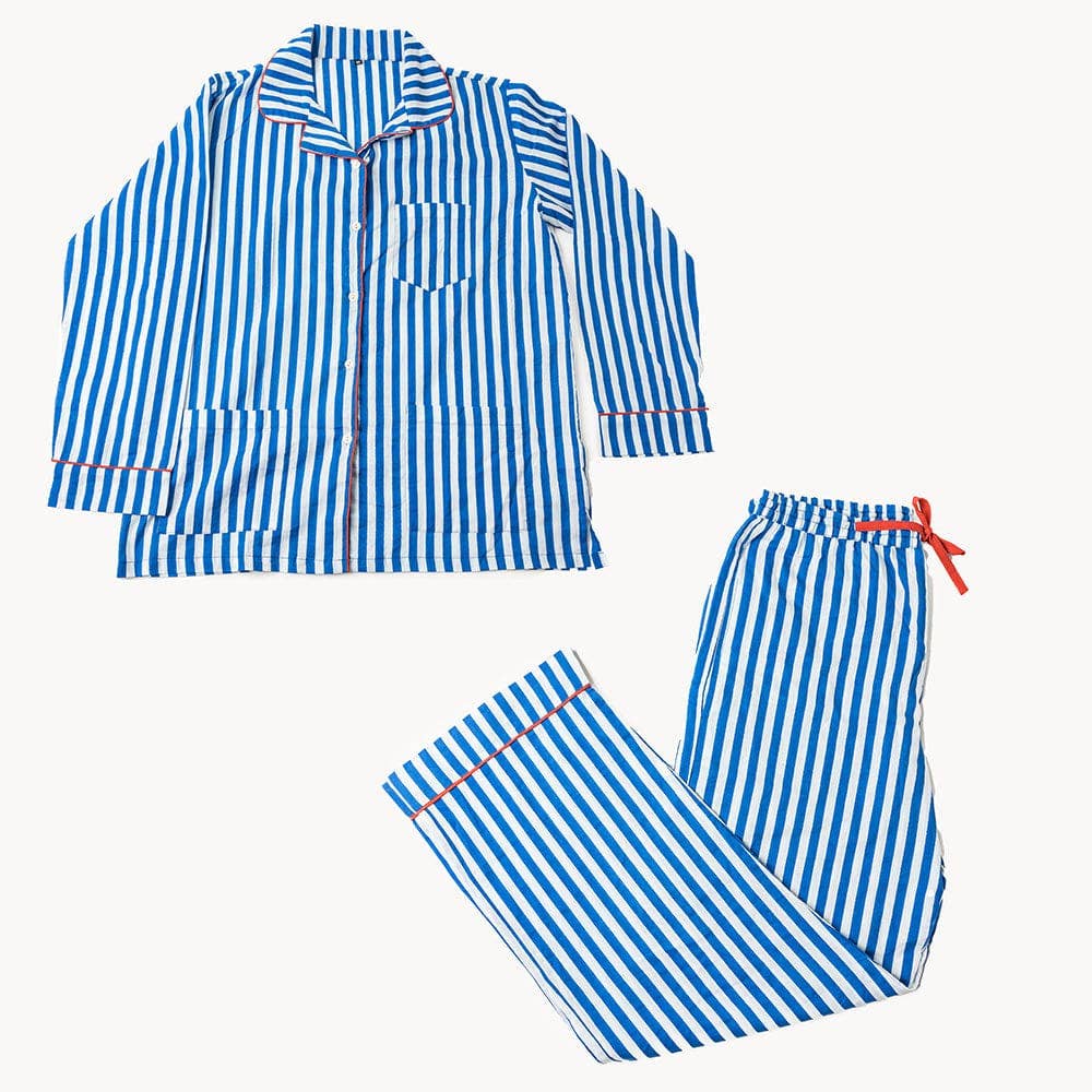 INK + ALLOY- Bonnie Pajama Set Blue & White