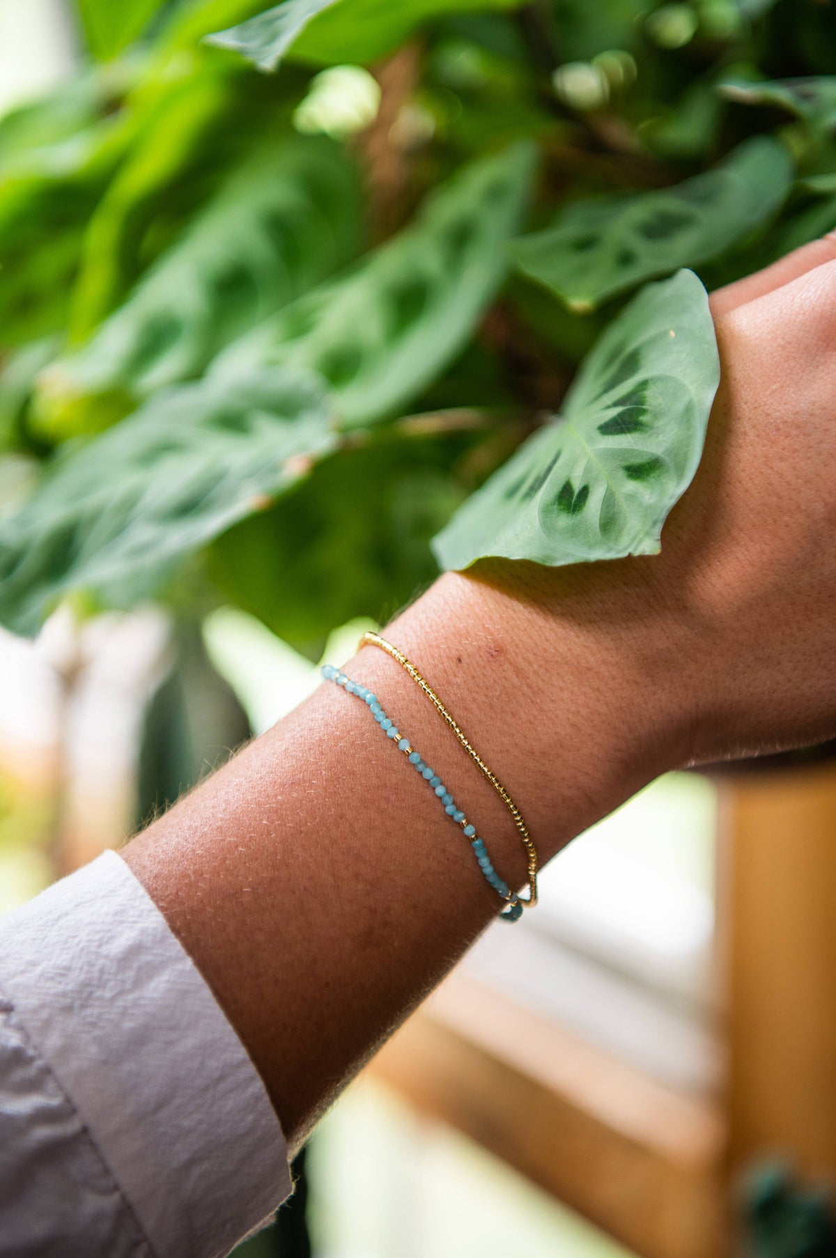 Bronwen Jewelry- Gemstone Shimmer Bracelet