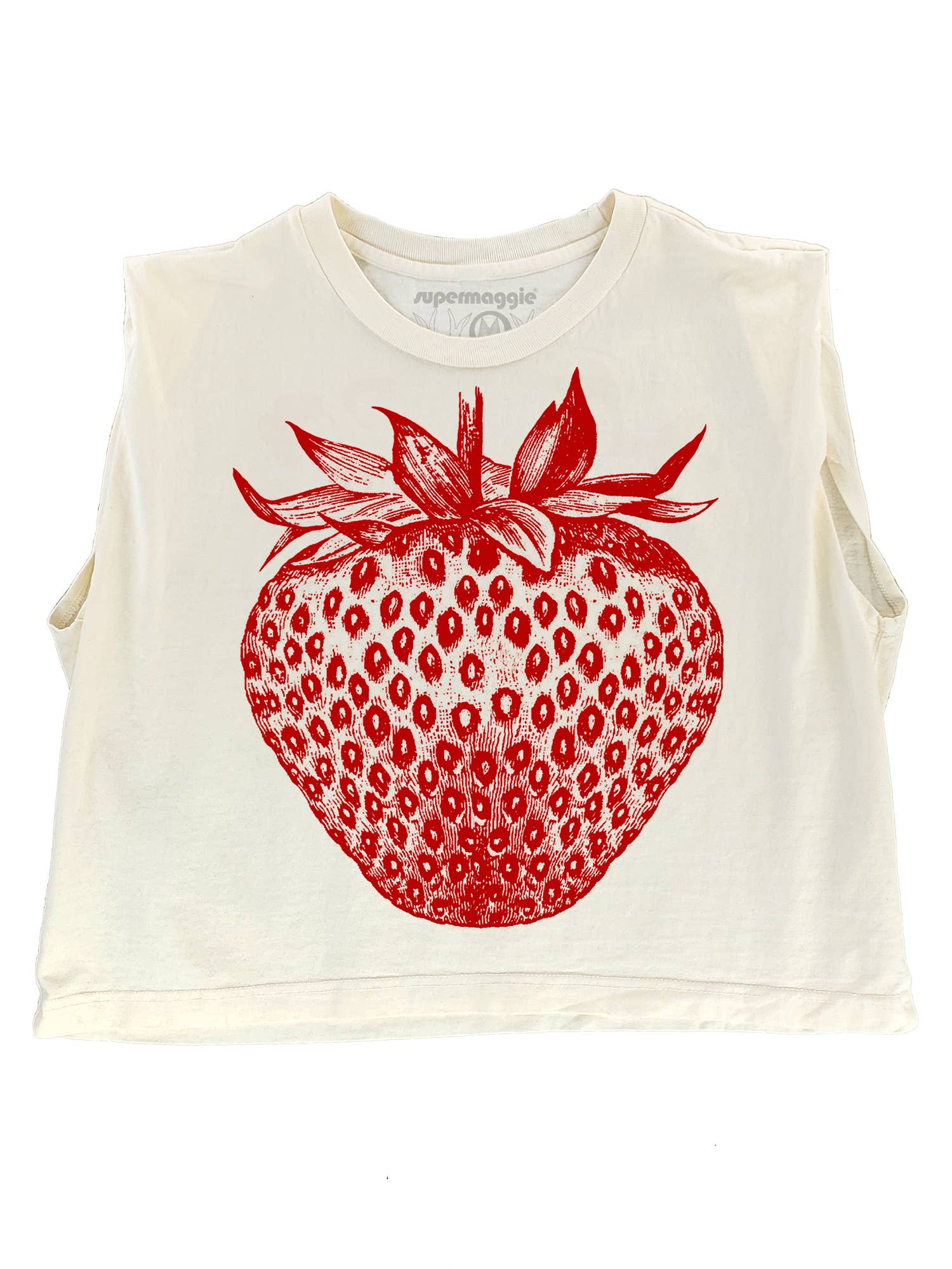 Supermaggie- Strawberry Maisie Heavyweight Muscle Tee