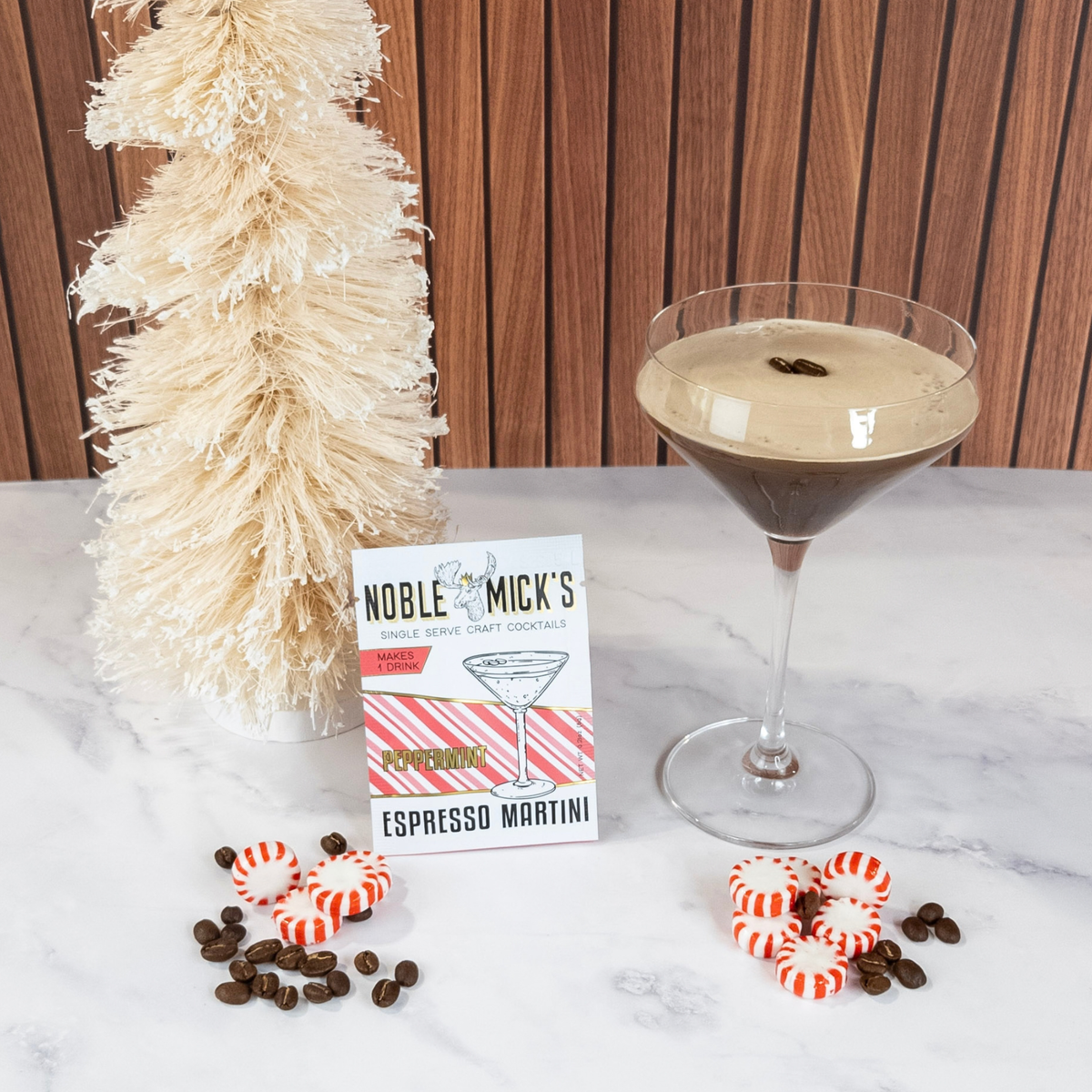 Noble Mick's- Peppermint Espresso Martini Single Serve Craft Cocktail