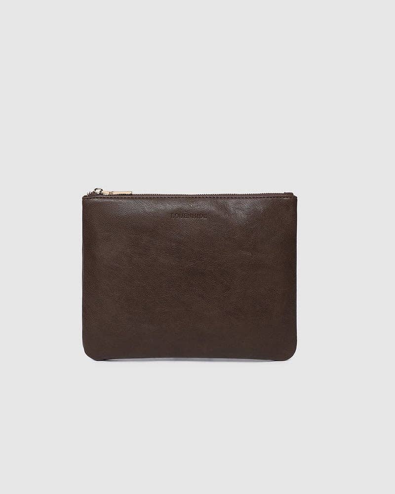 Louenhide- Pouch - Saddle Chocolate | Louie